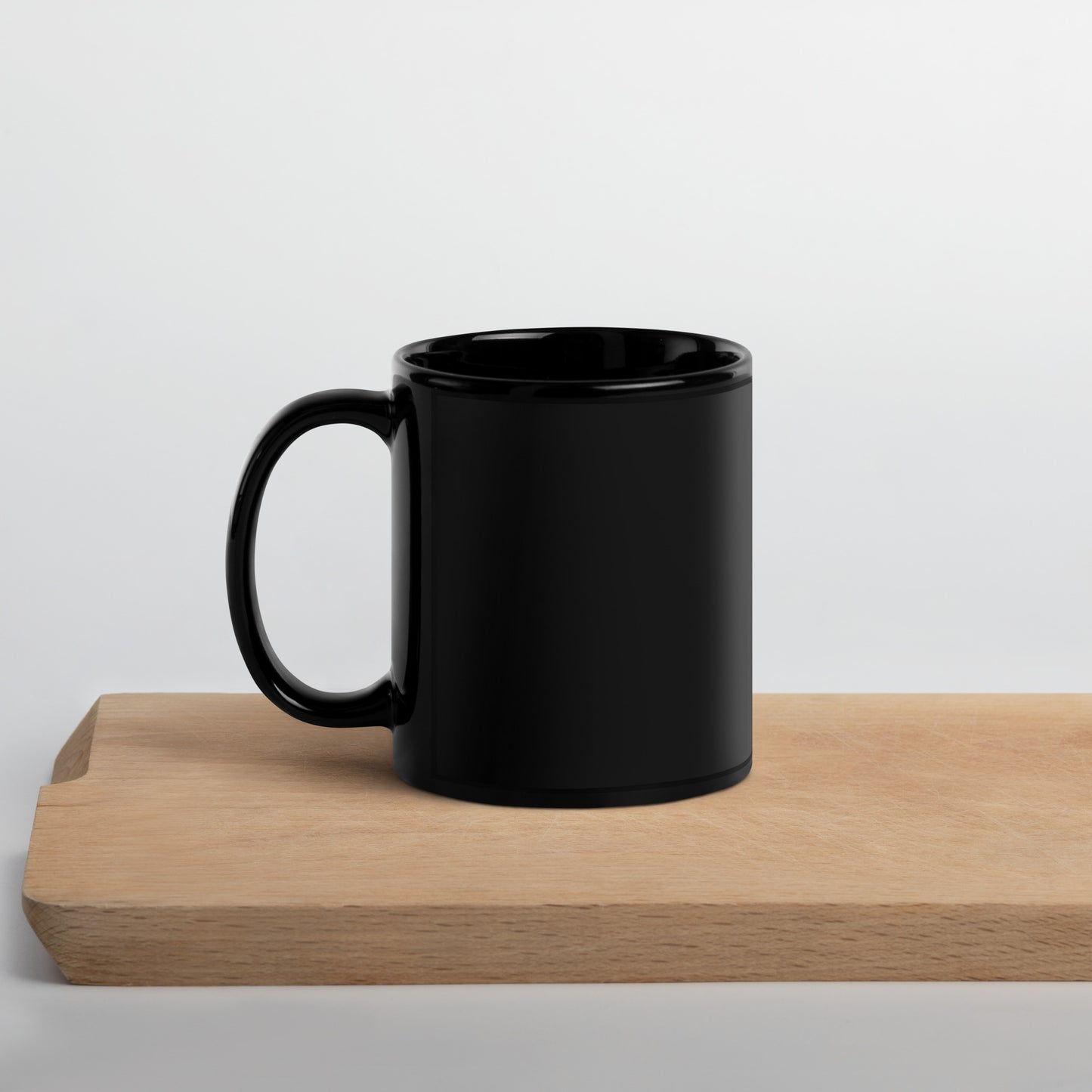 Lasting Peace Apply Within Black Glossy Mug
