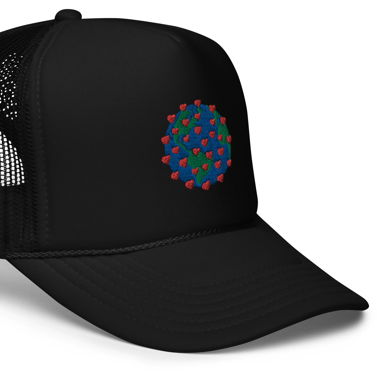 Virus of Love Embroidered Image - Foam Trucker Hat
