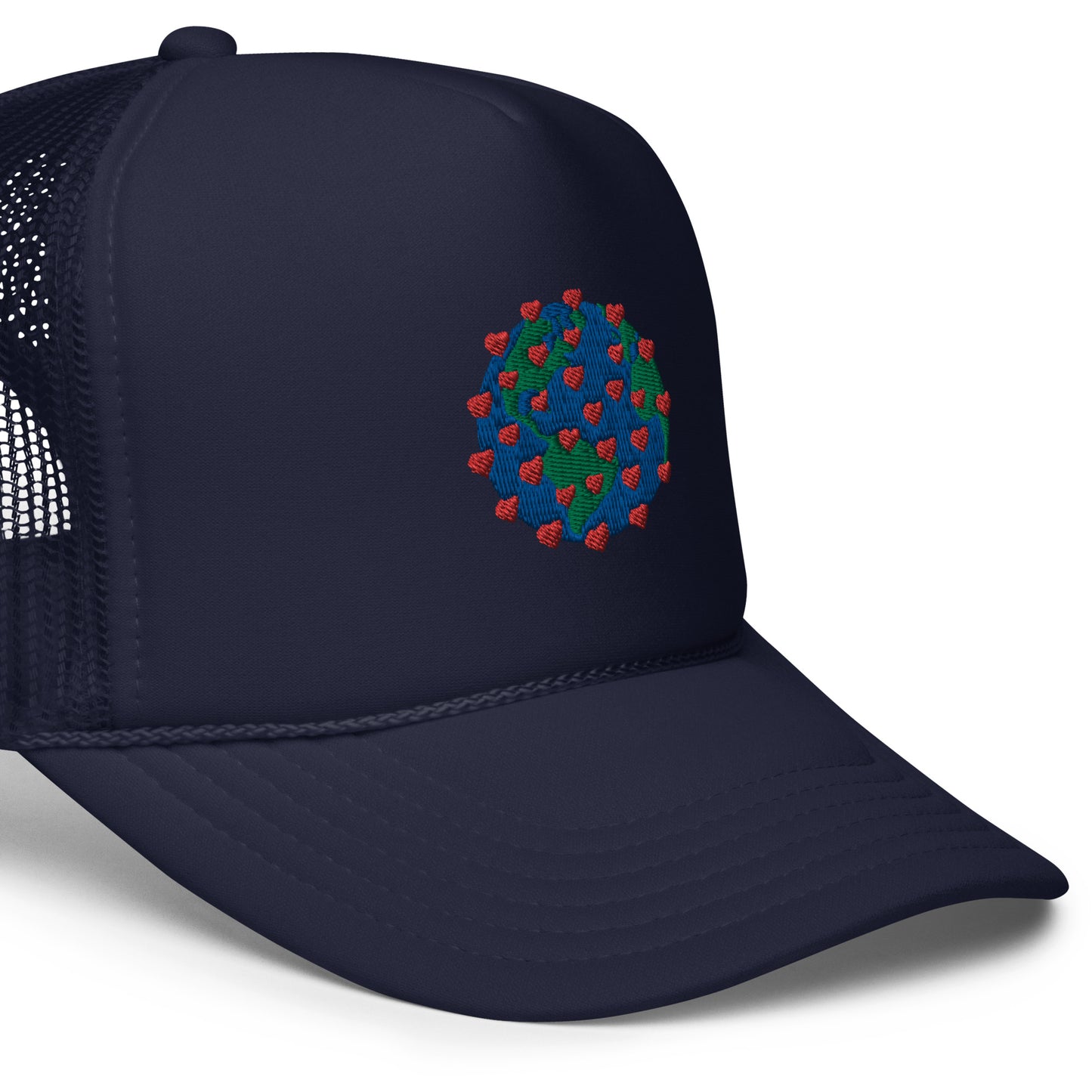 Virus of Love Embroidered Image - Foam Trucker Hat