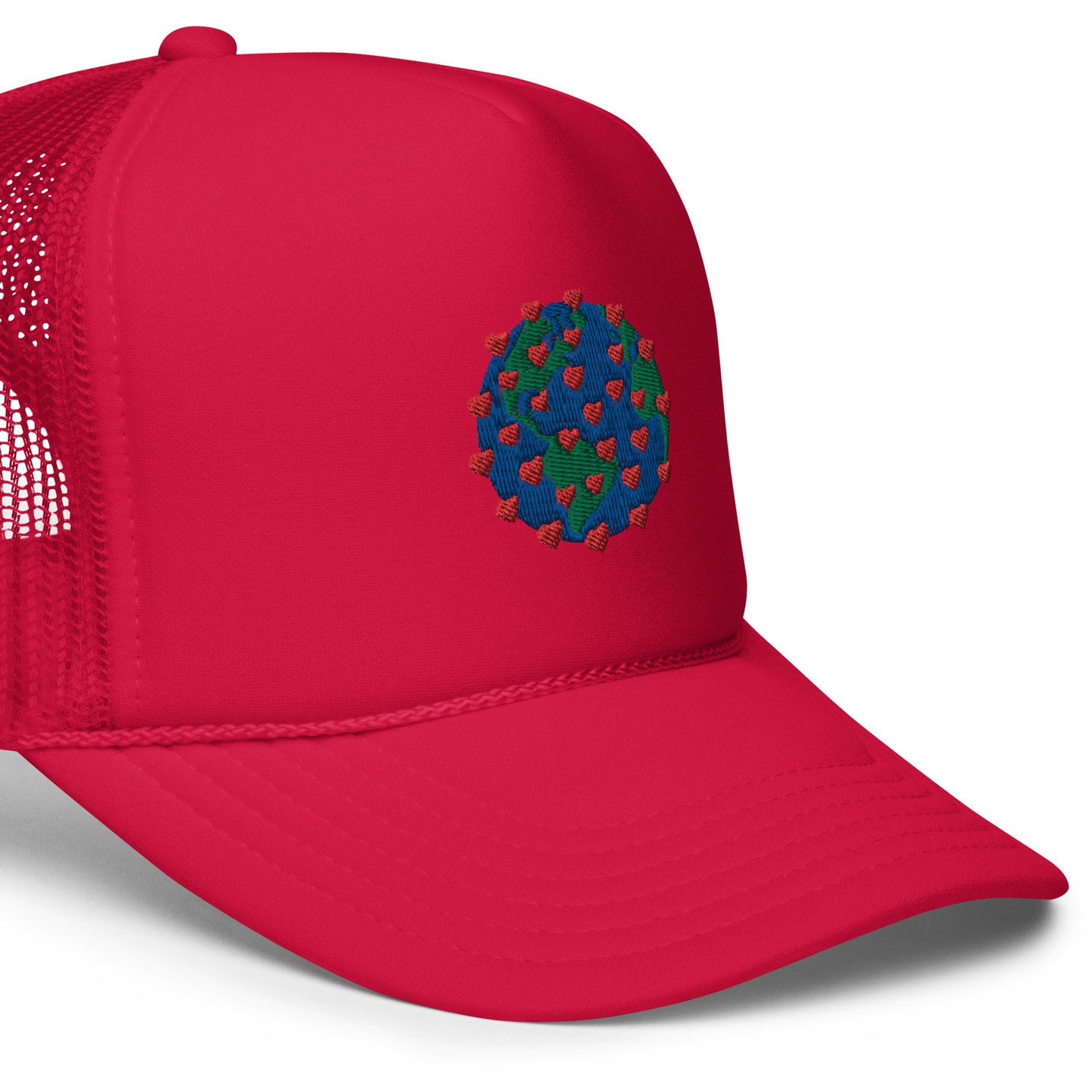 Virus of Love Embroidered Image - Foam Trucker Hat