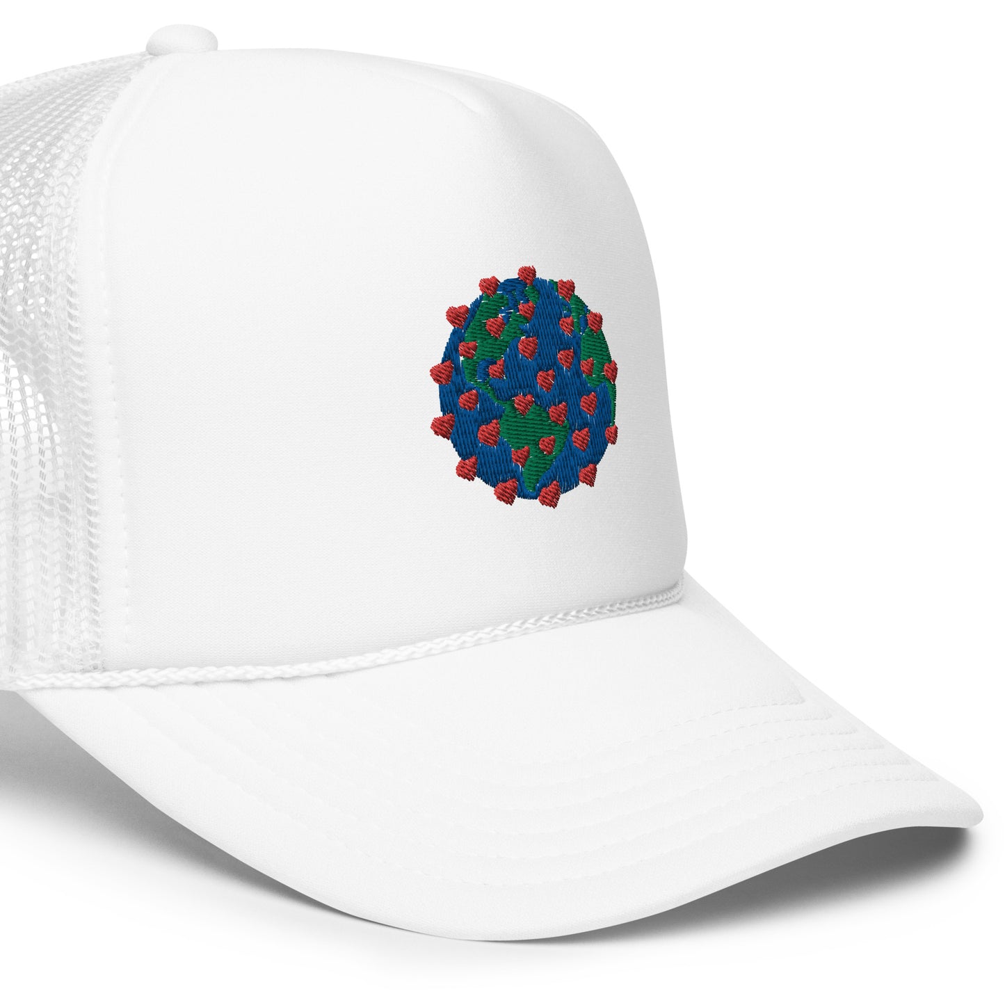 Virus of Love Embroidered Image - Foam Trucker Hat
