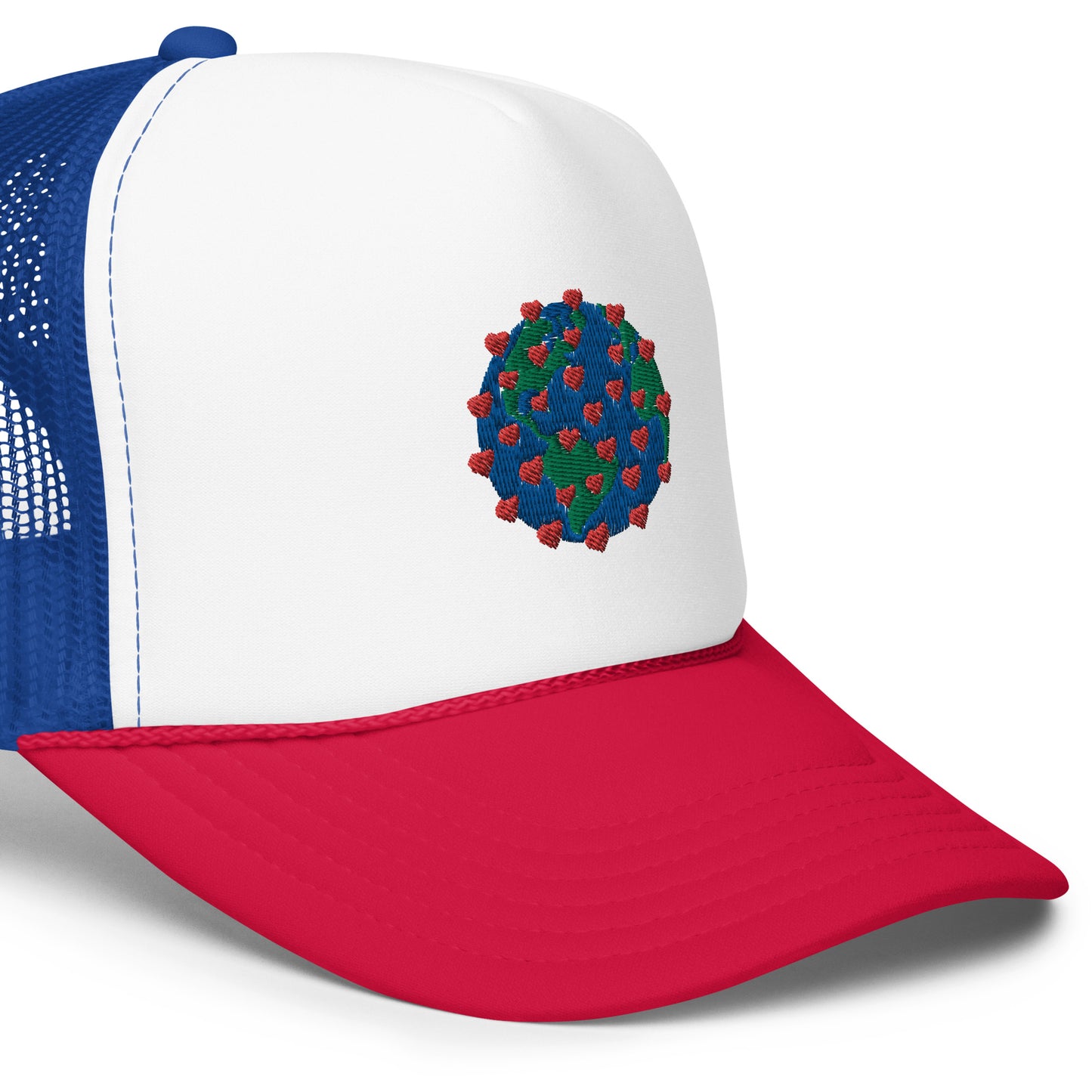 Virus of Love Embroidered Image - Foam Trucker Hat