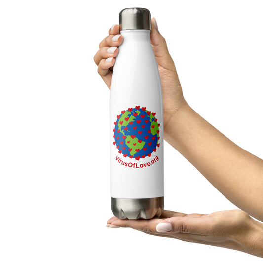 Virus of Love Stainless Steel Water Bottle