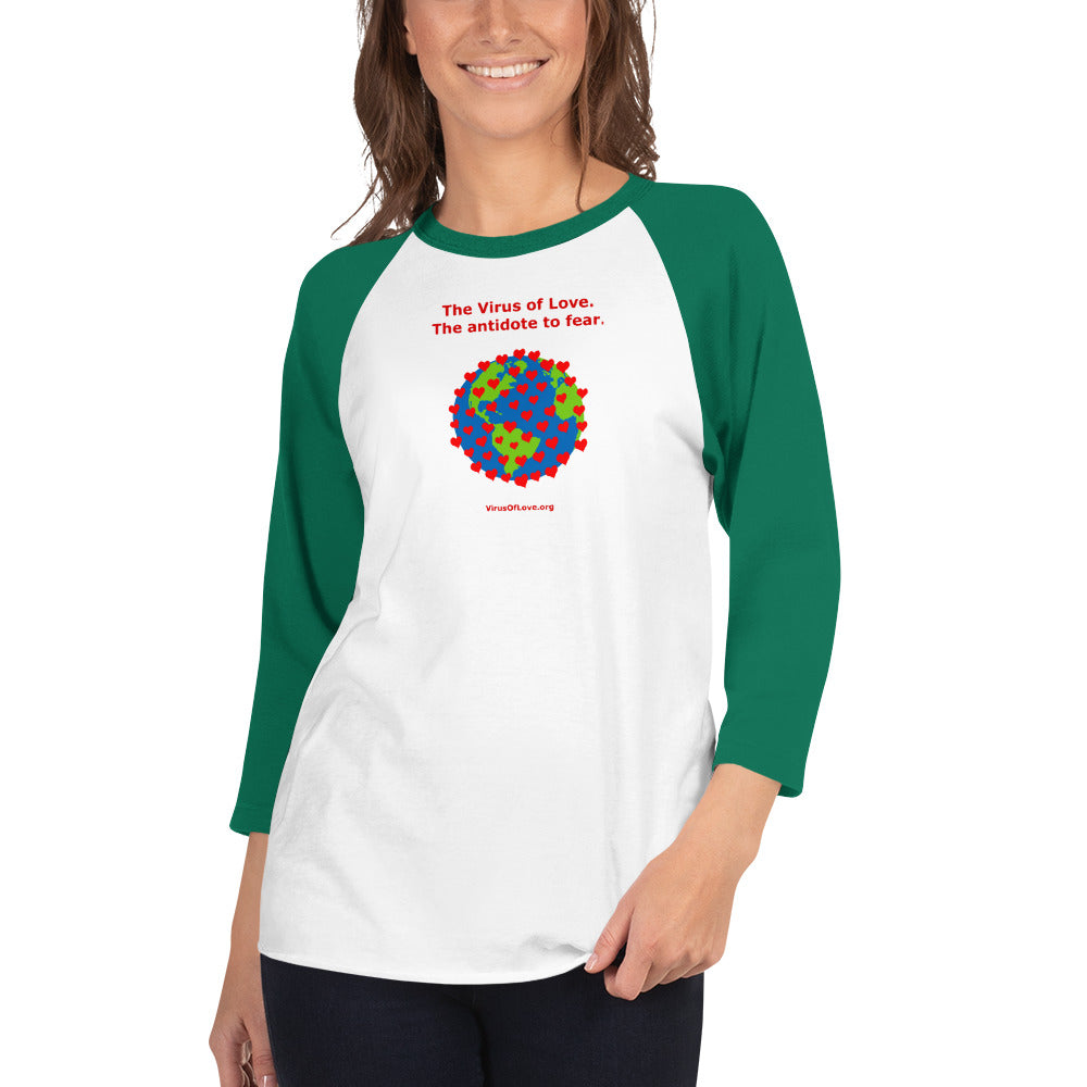 Antidote to Fear - 3/4 sleeve shirt