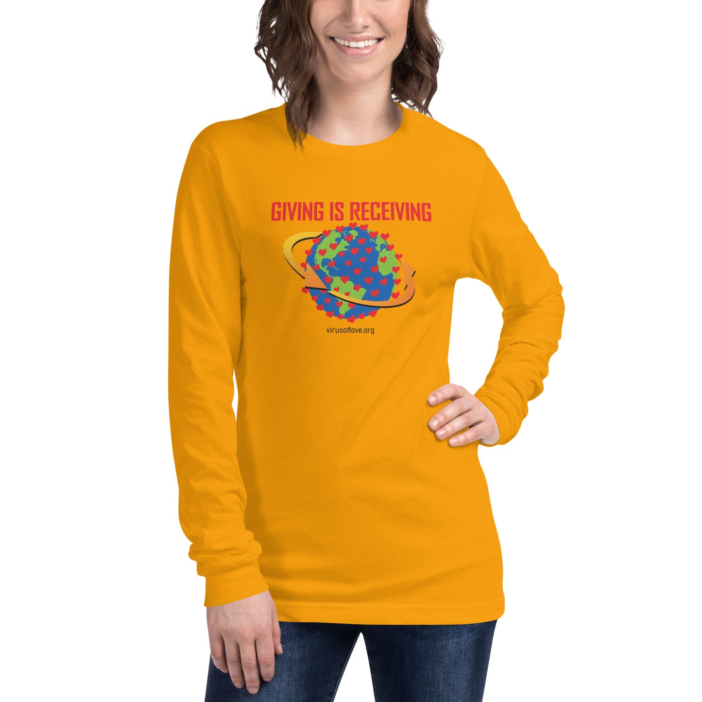 Giving Is Receiving - Unisex Long Sleeve Tee