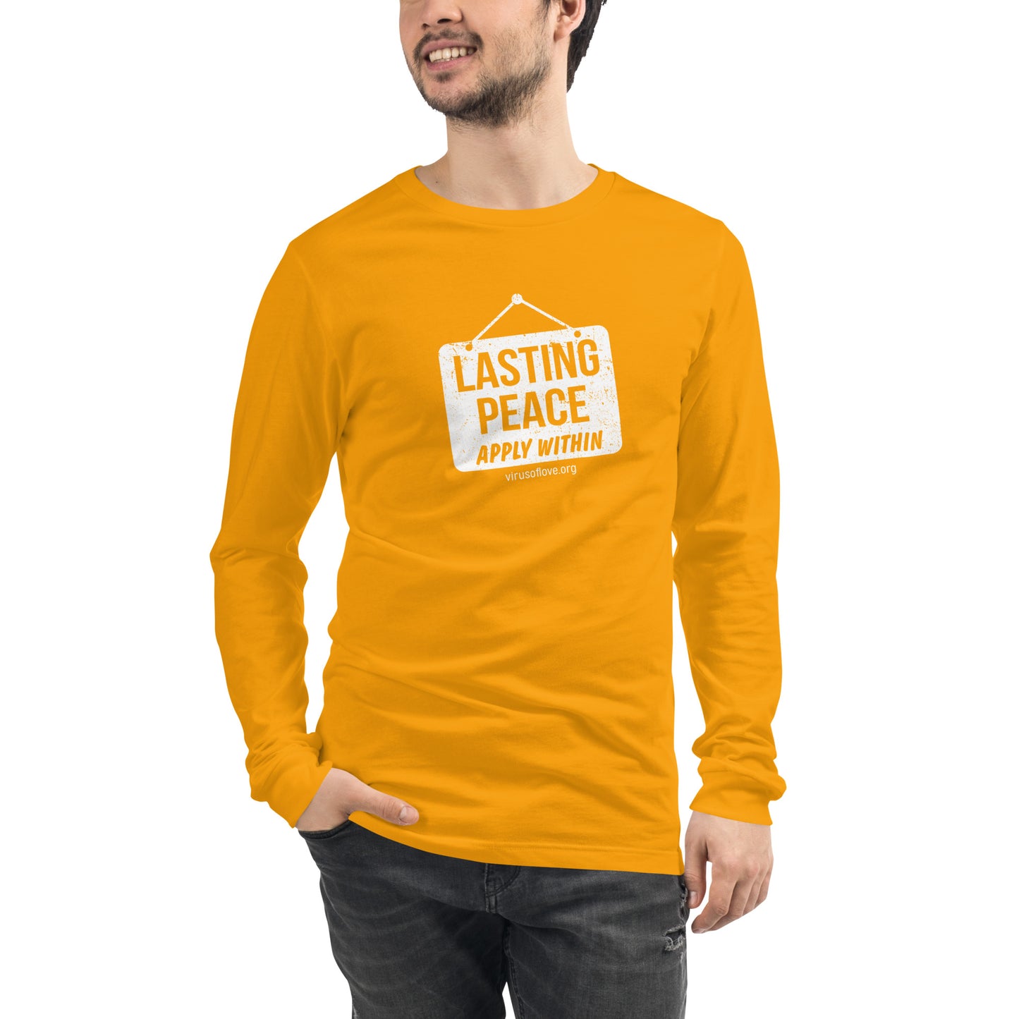 Lasting Peace - Apply Within Unisex Long Sleeve Tee