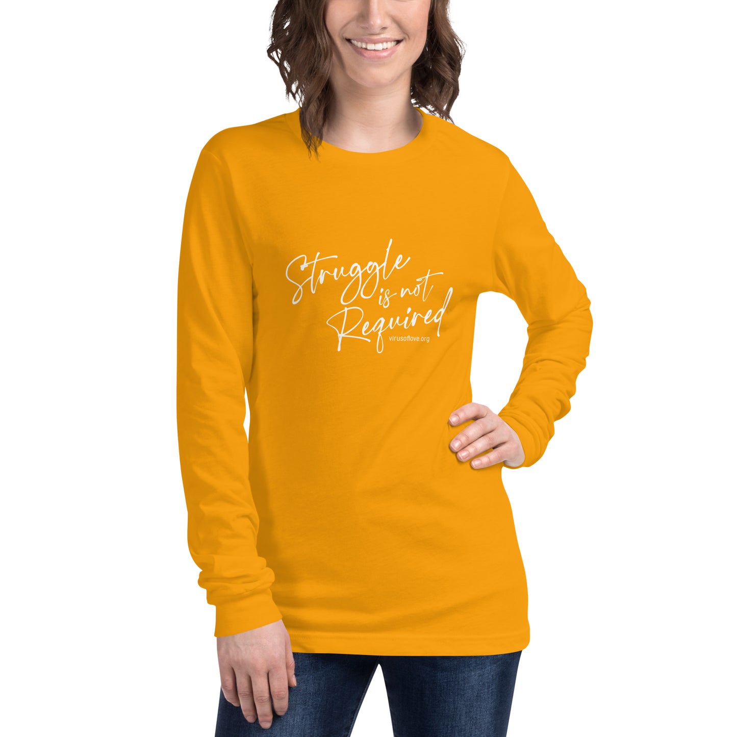 Struggle Is Not Required Unisex Long Sleeve Tee