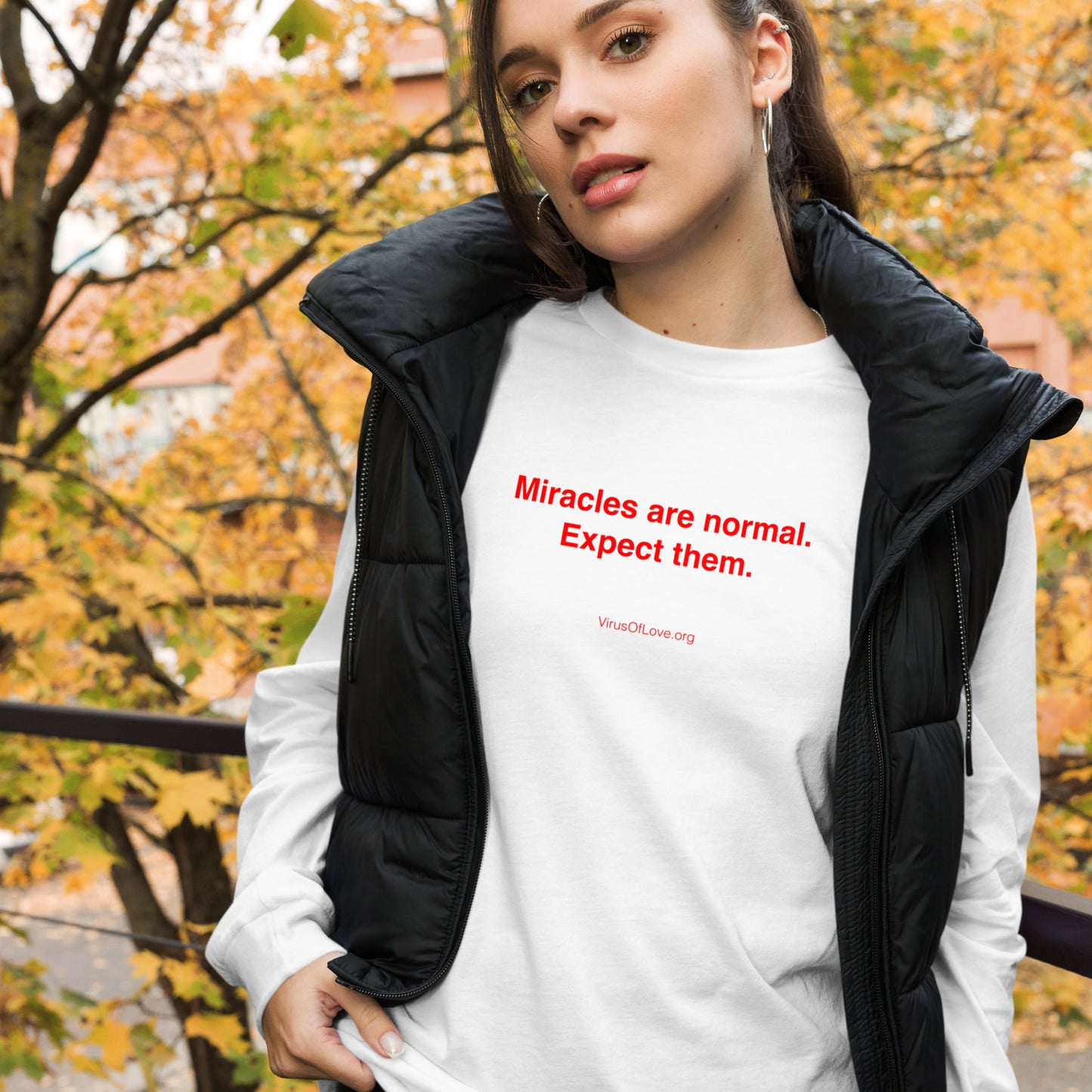 Miracles Are Normal. Expect Them. Unisex Long Sleeve Tee