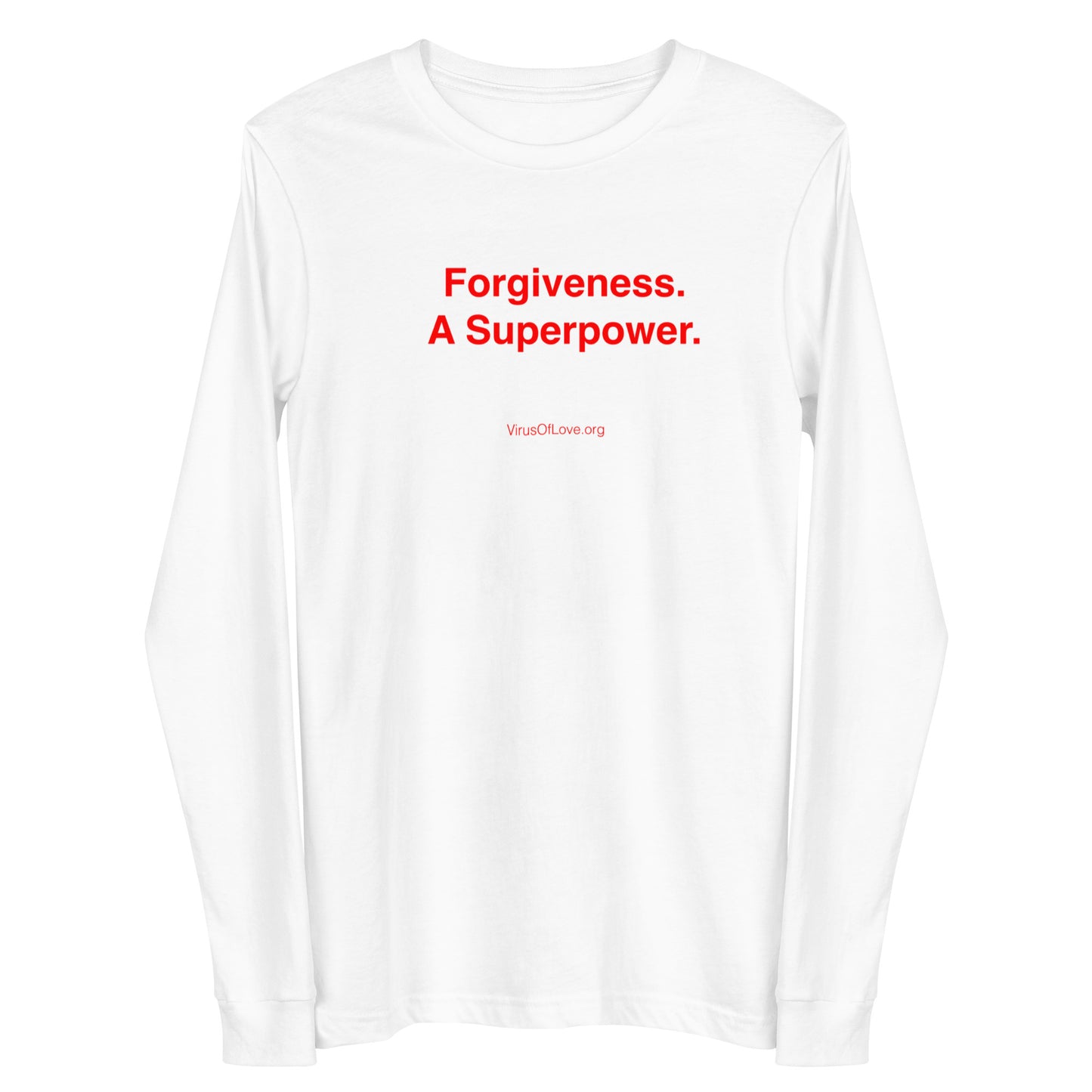 Forgiveness. A Superpower. Unisex Long Sleeve Tee
