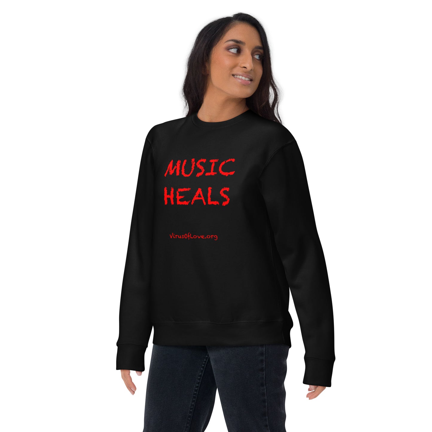 Music Heals Unisex Premium Sweatshirt
