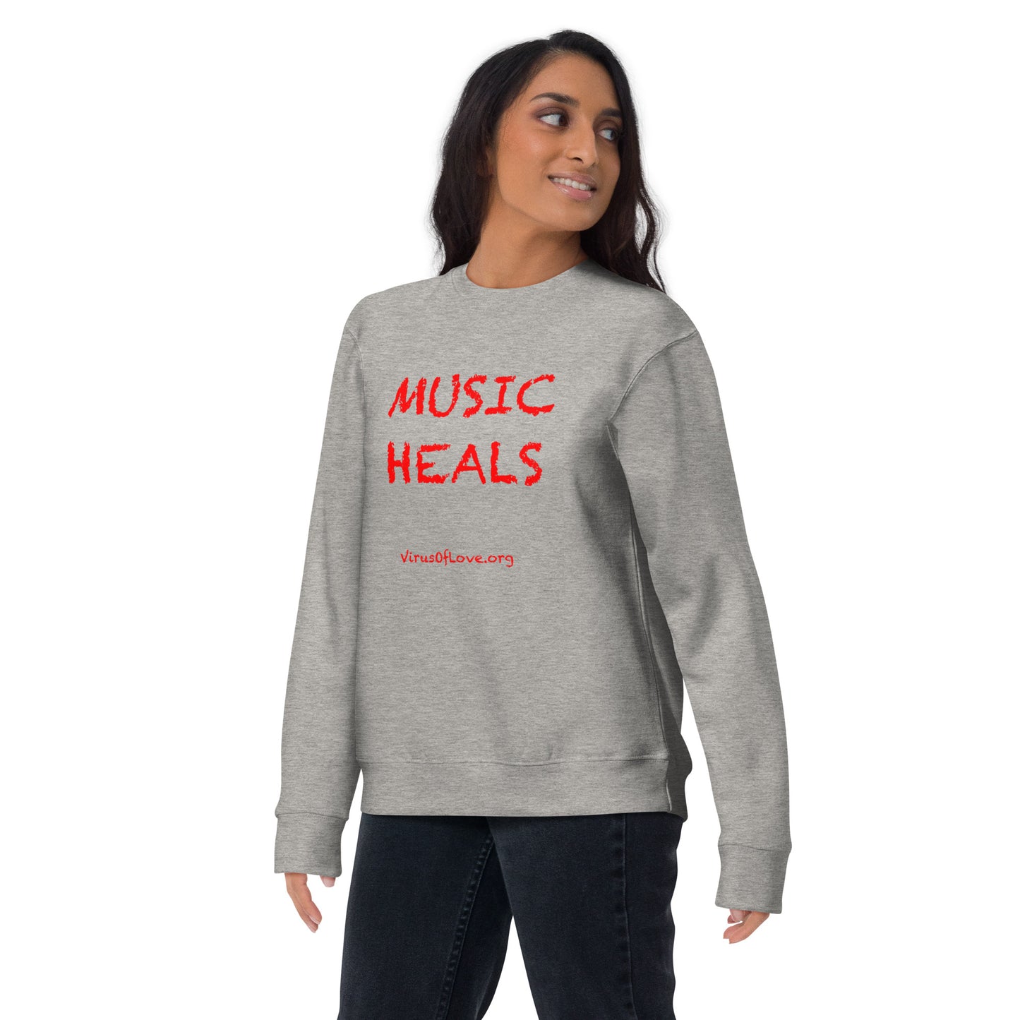 Music Heals Unisex Premium Sweatshirt