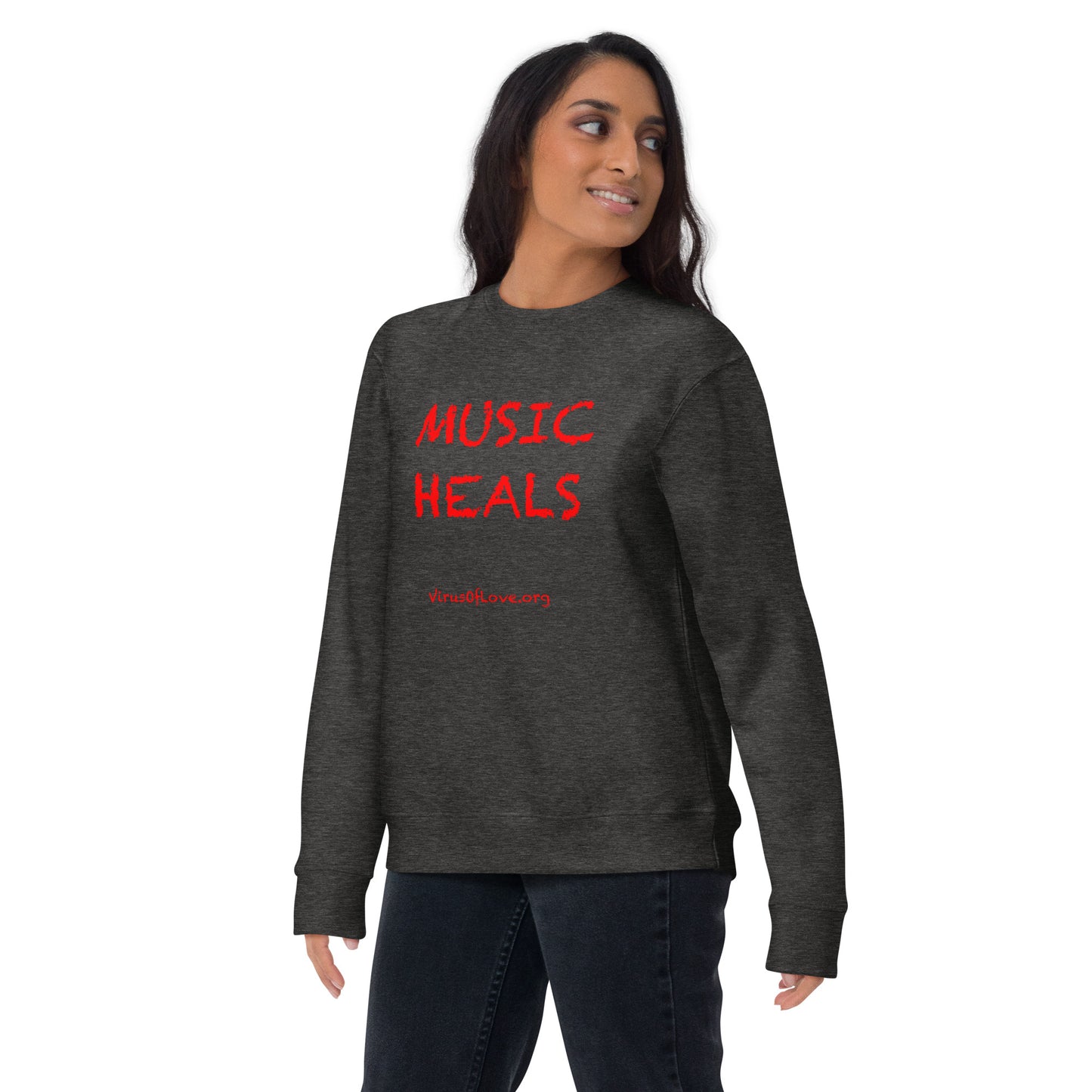 Music Heals Unisex Premium Sweatshirt