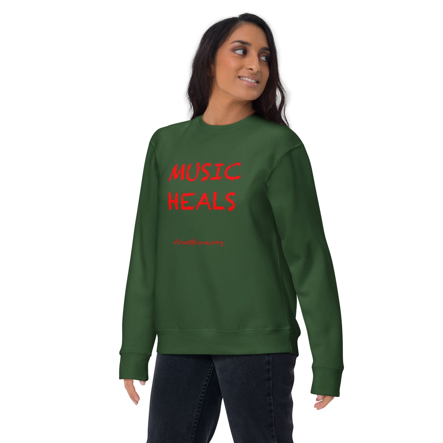 Music Heals Unisex Premium Sweatshirt