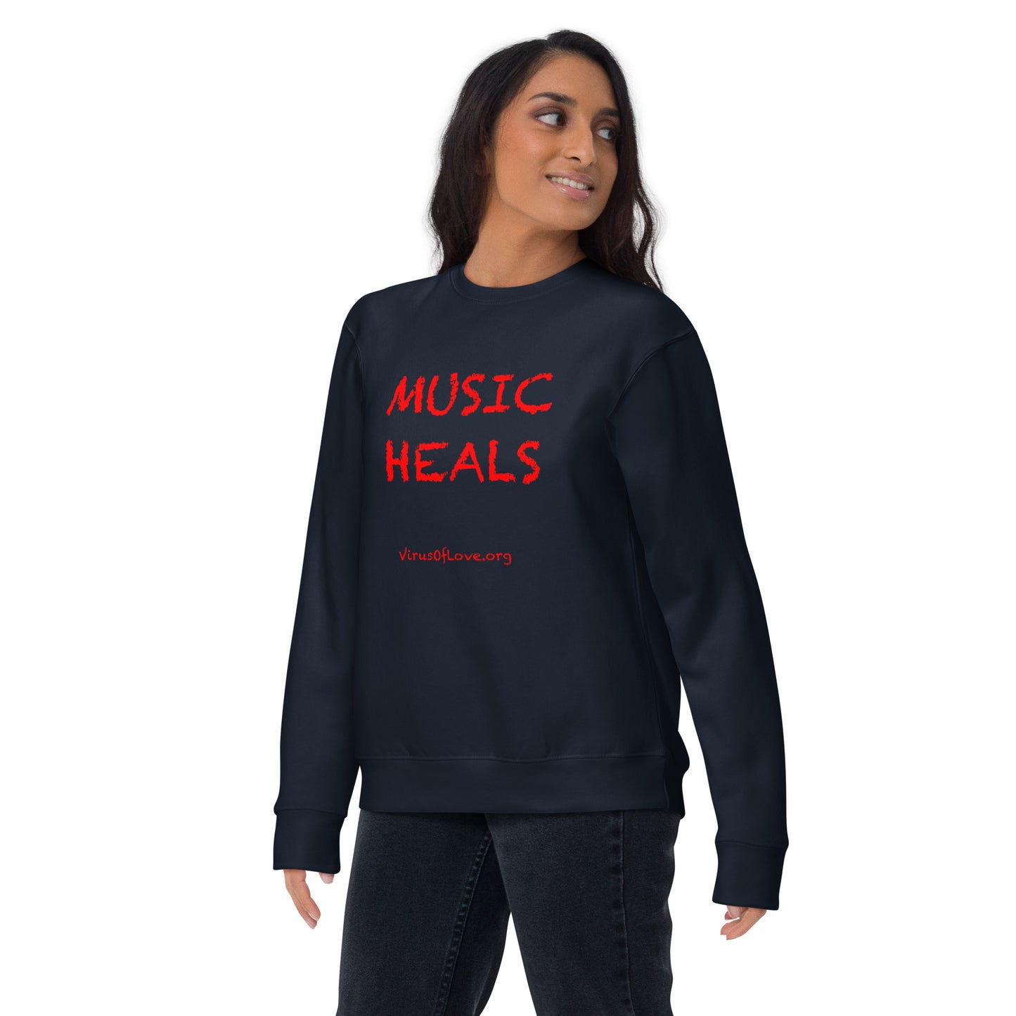 Music Heals Unisex Premium Sweatshirt