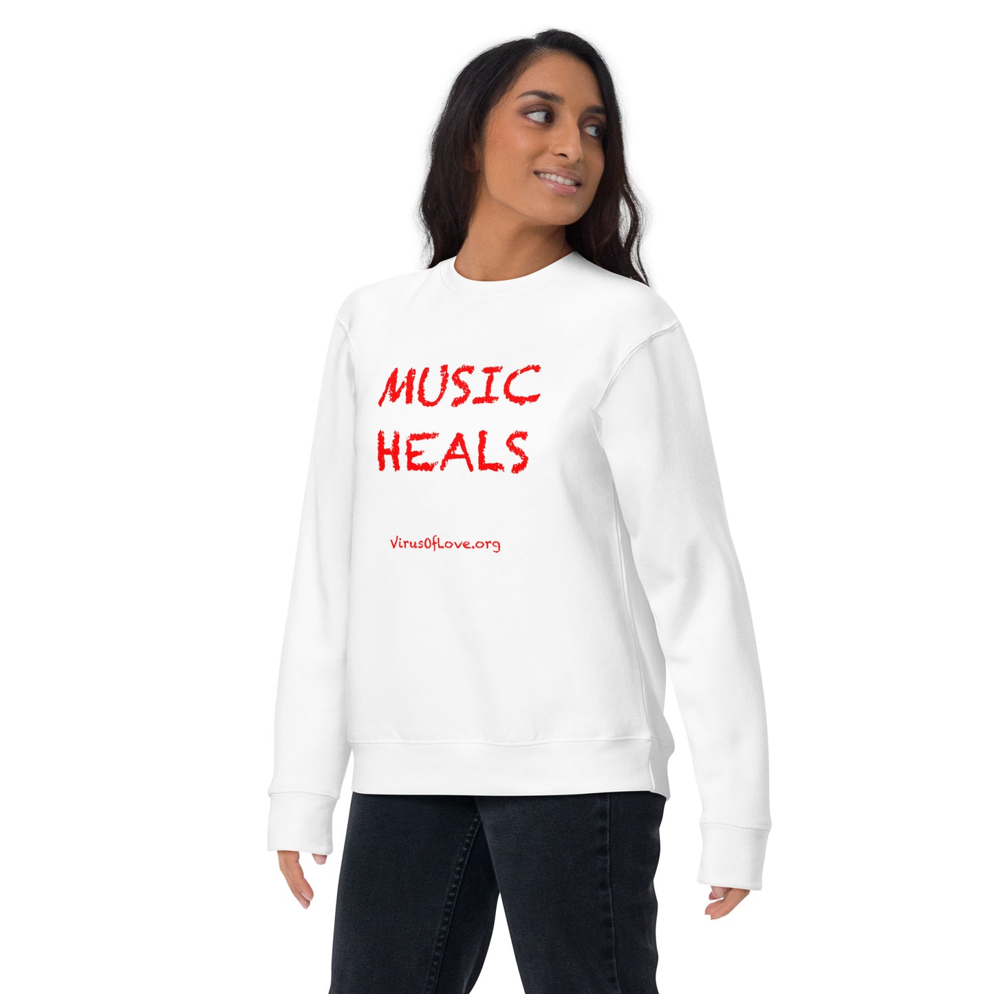 Music Heals Unisex Premium Sweatshirt