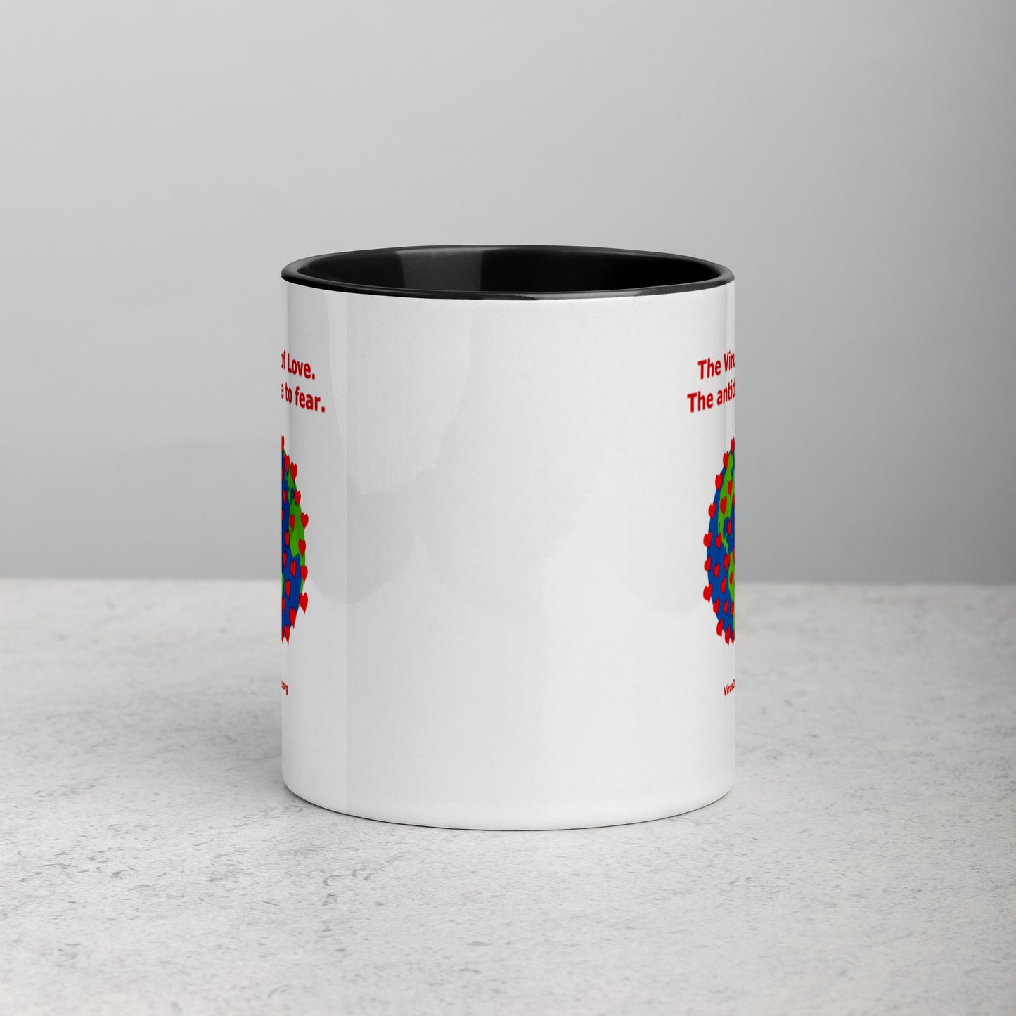 The Antidote to Fear - Mug with Color Inside