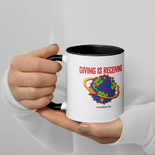 Giving Is Receiving-Mug with Color Inside