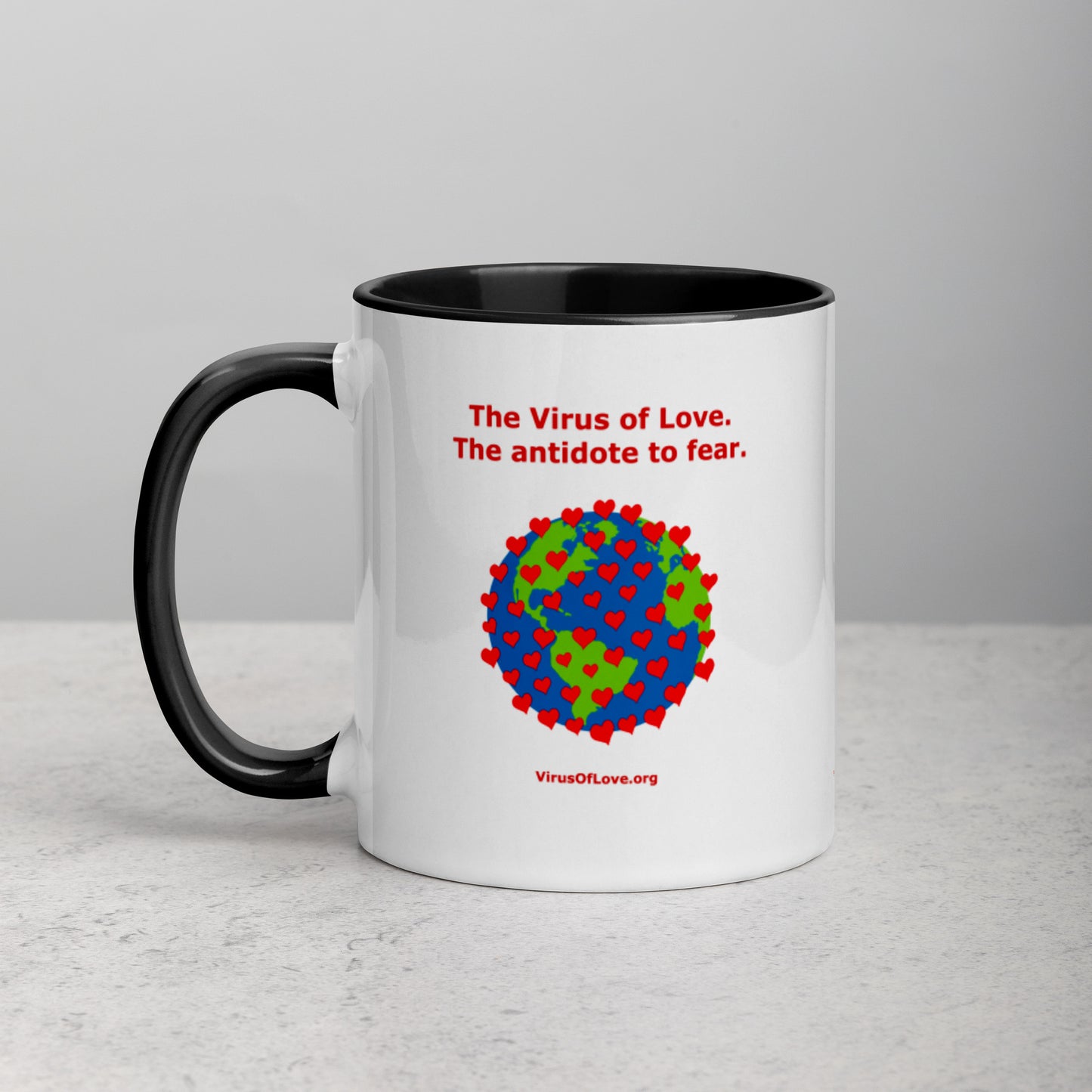 The Antidote to Fear - Mug with Color Inside