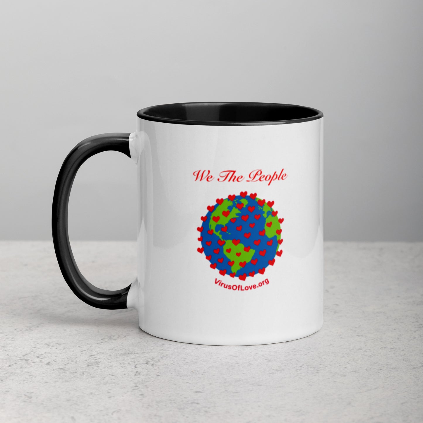 We The People Mug with Color Inside