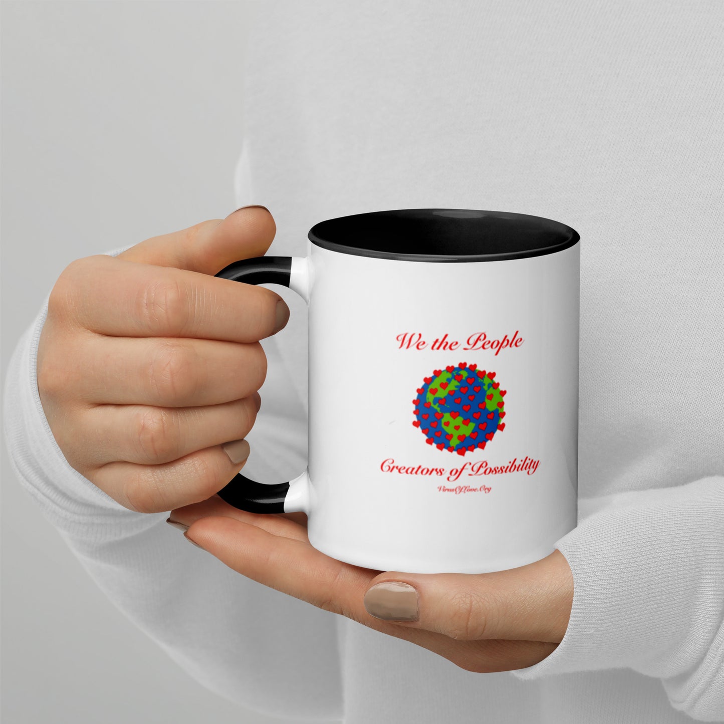 We The People Creators of Possibility Mug with Color Inside