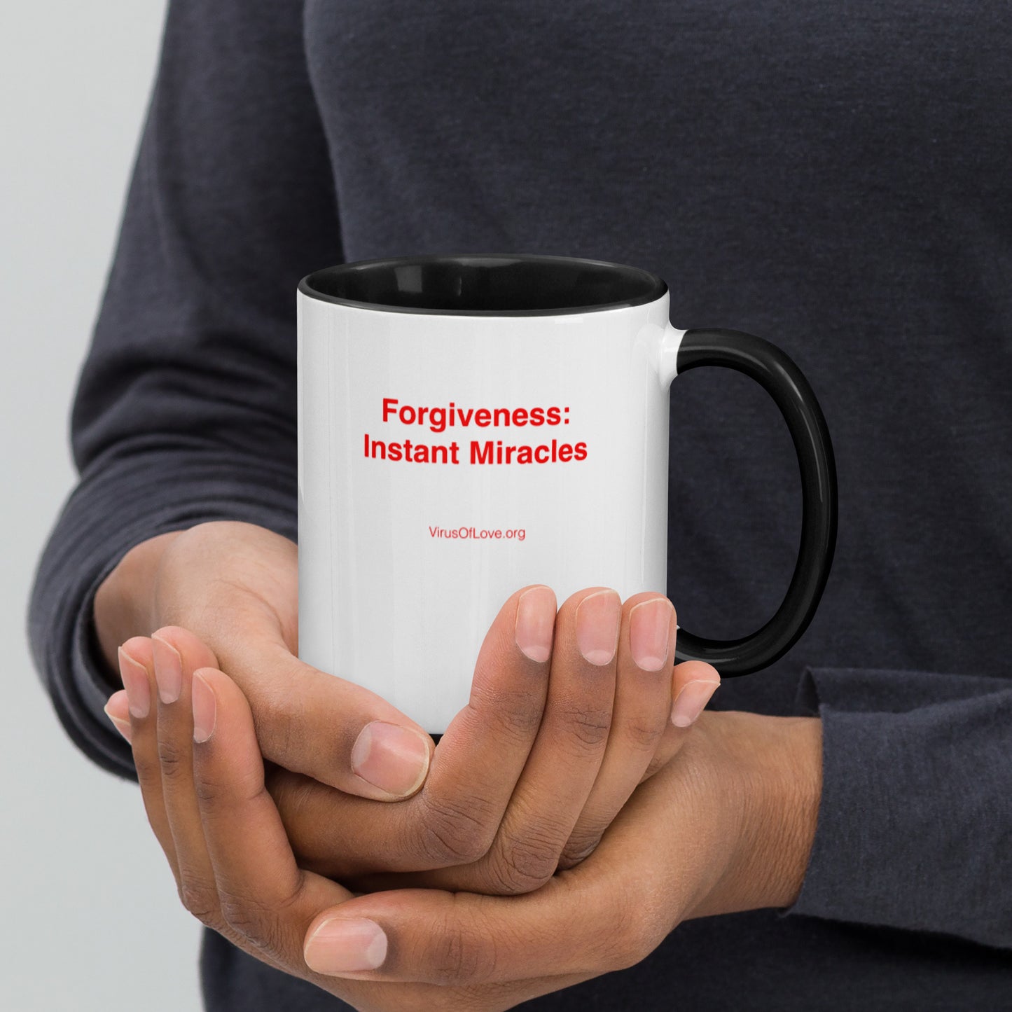 Forgiveness Instant Miracles Mug with Color Inside
