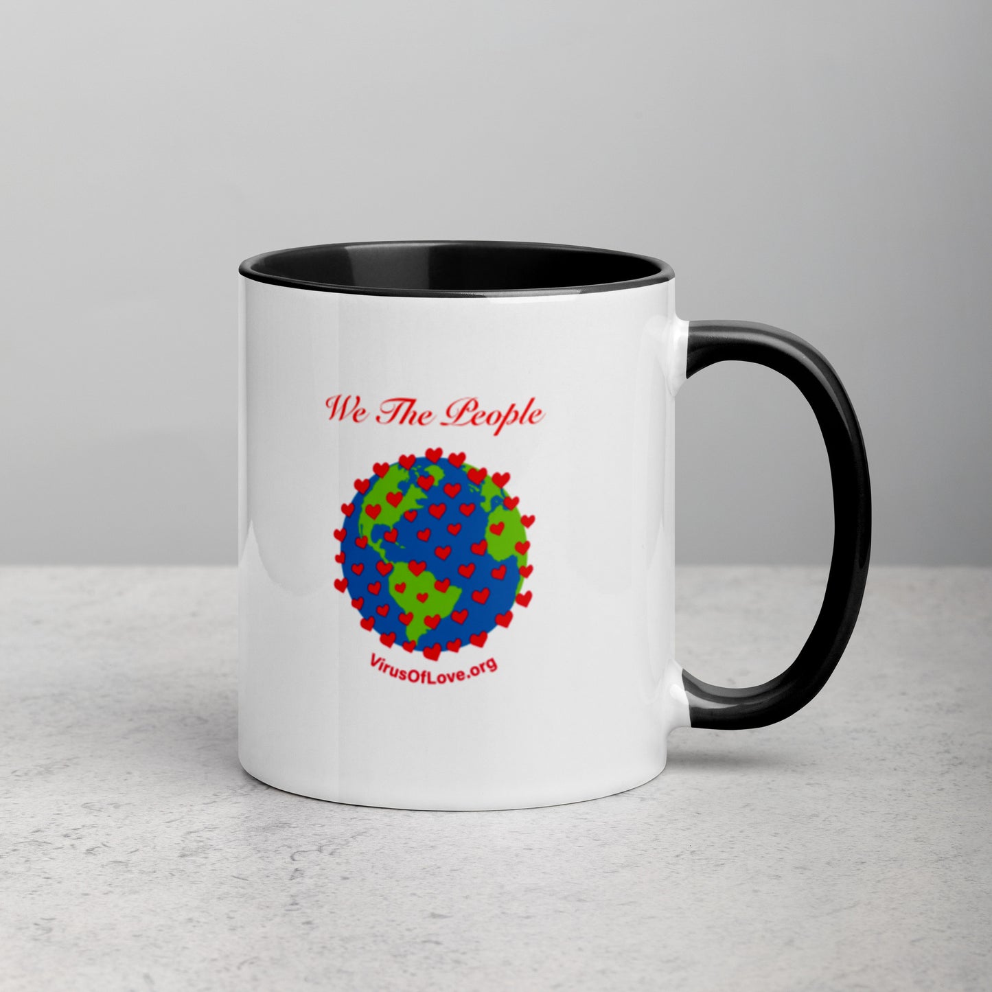 We The People Mug with Color Inside