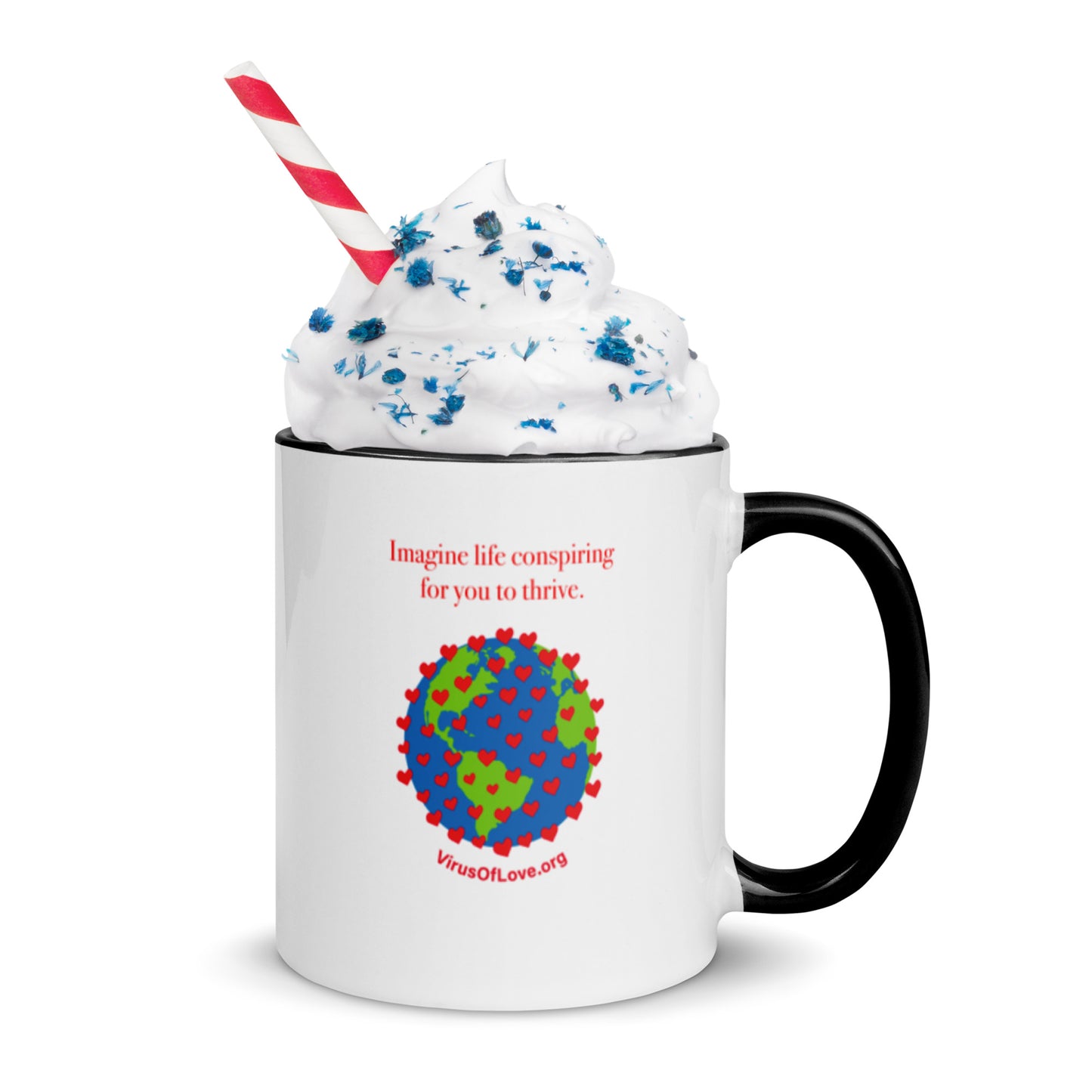 Imagine Life Conspiring - Mug with Color Inside