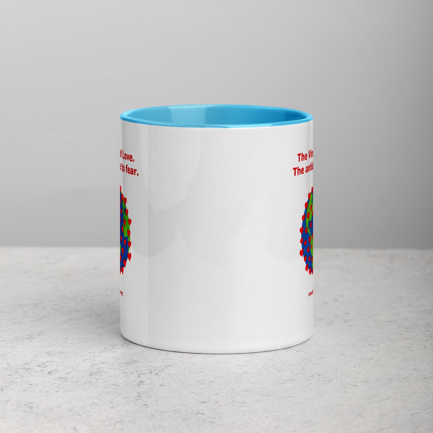 The Antidote to Fear - Mug with Color Inside