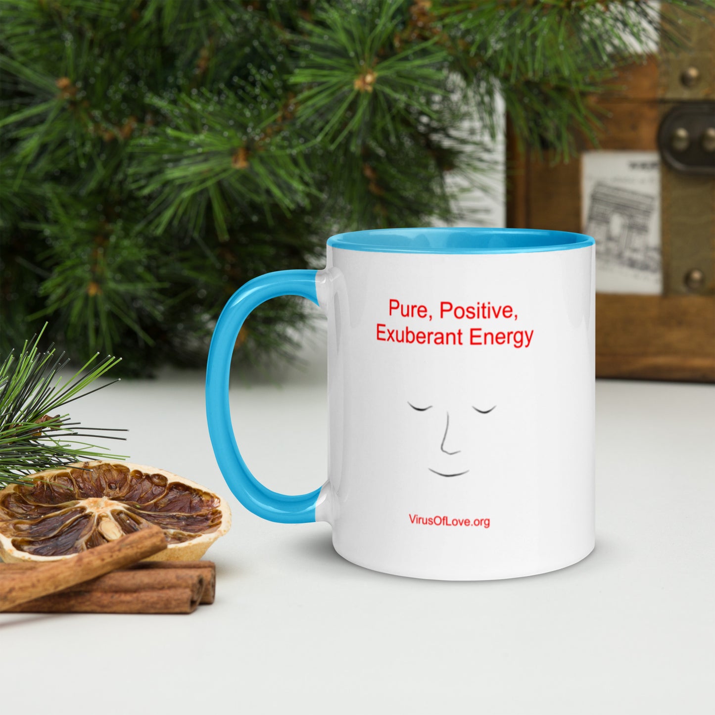 Pure Positive Exuberant Energy - Mug with Color Inside