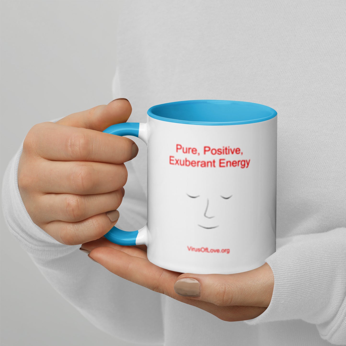Pure Positive Exuberant Energy - Mug with Color Inside
