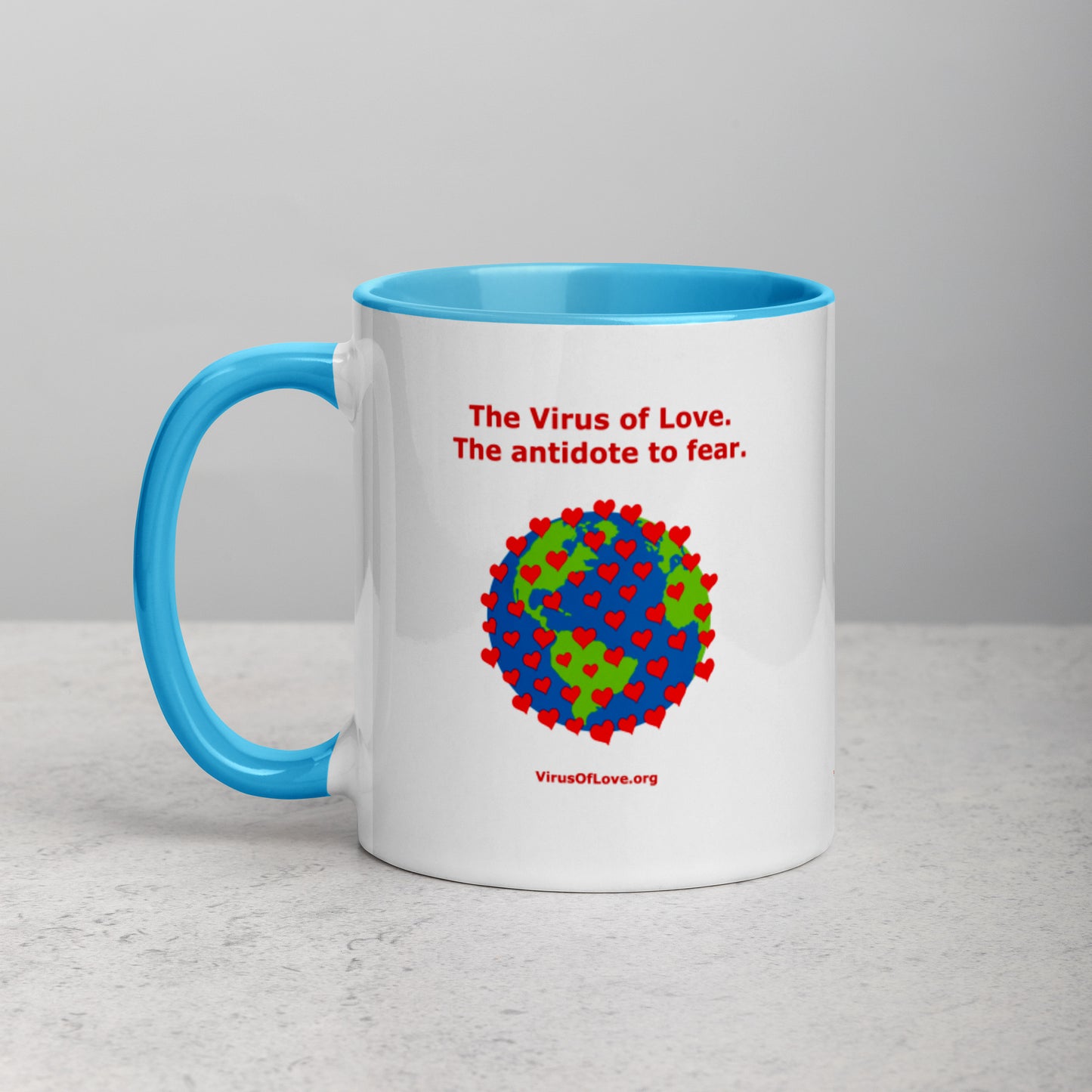 The Antidote to Fear - Mug with Color Inside