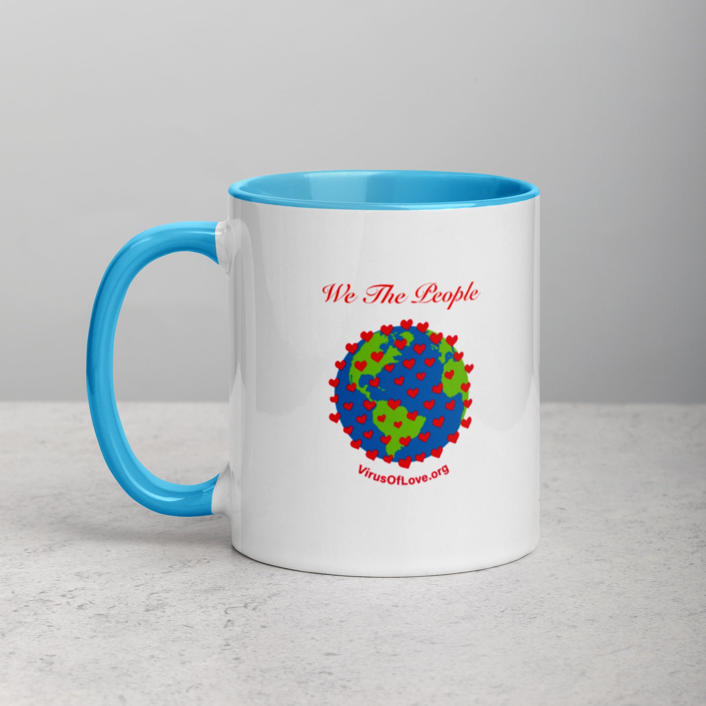 We The People Mug with Color Inside