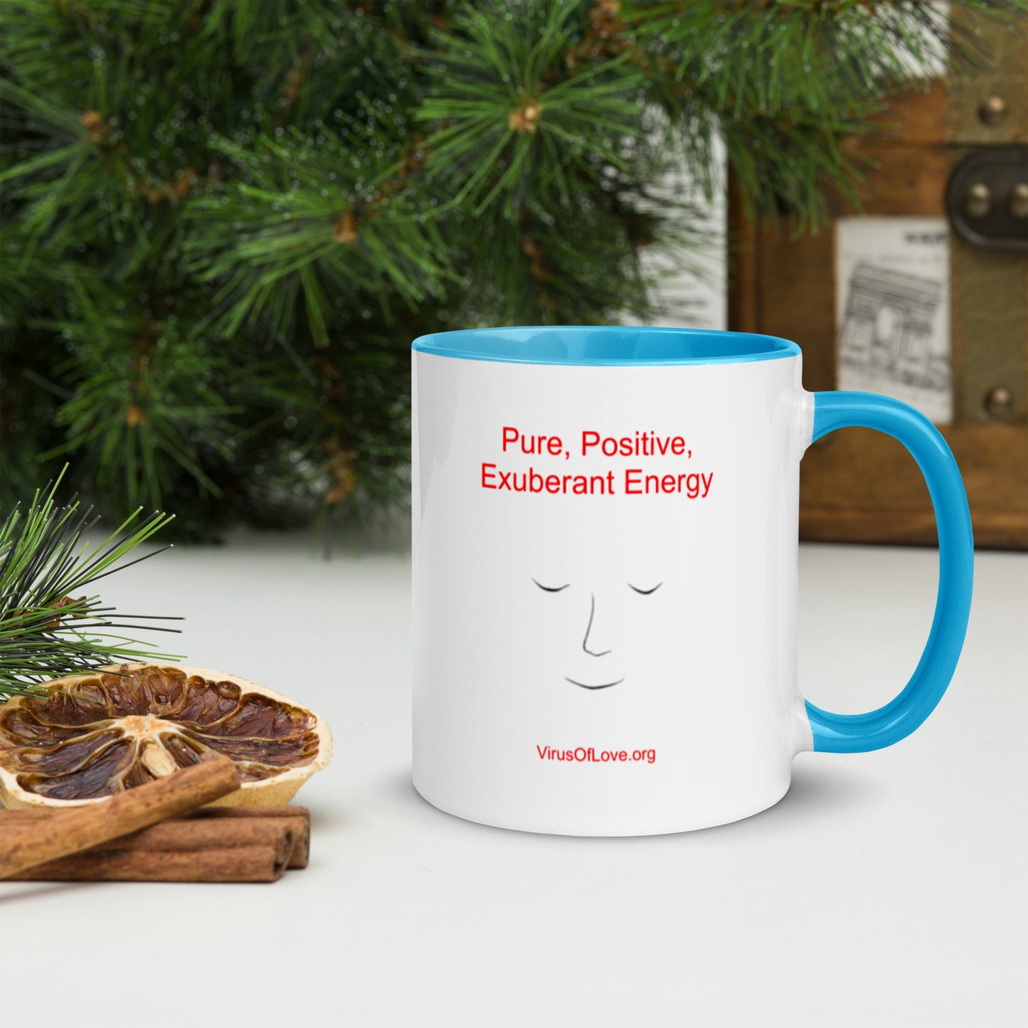Pure Positive Exuberant Energy - Mug with Color Inside