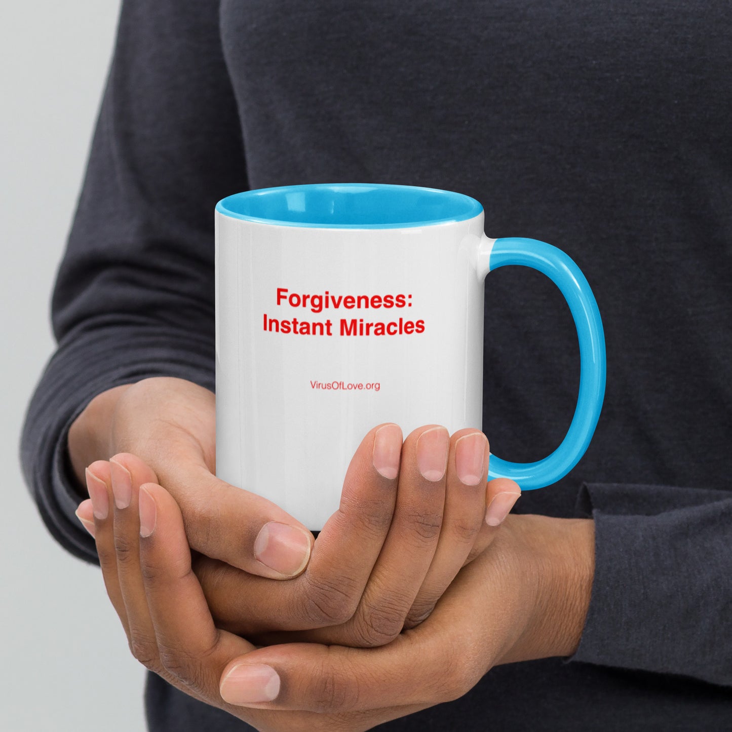 Forgiveness Instant Miracles Mug with Color Inside