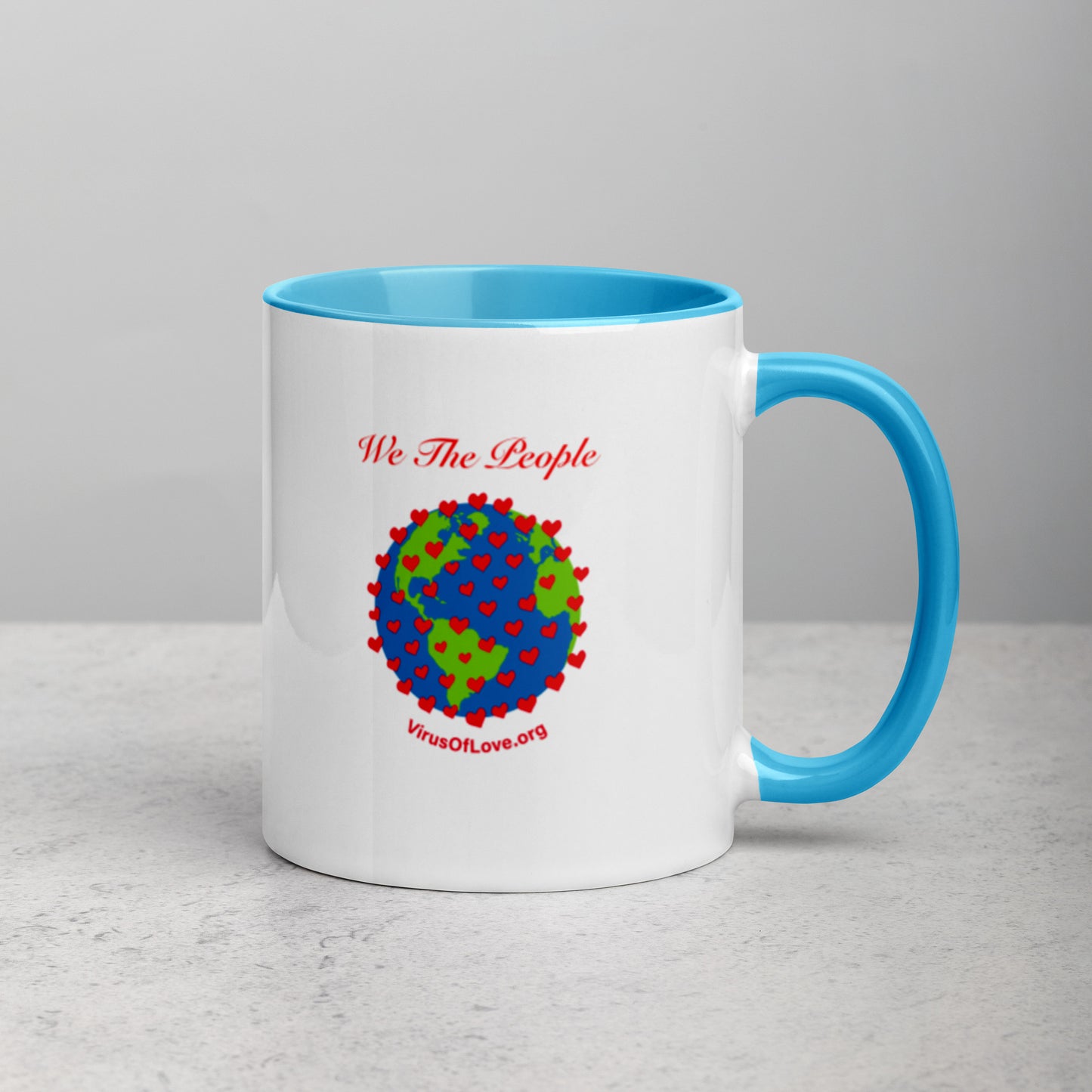 We The People Mug with Color Inside