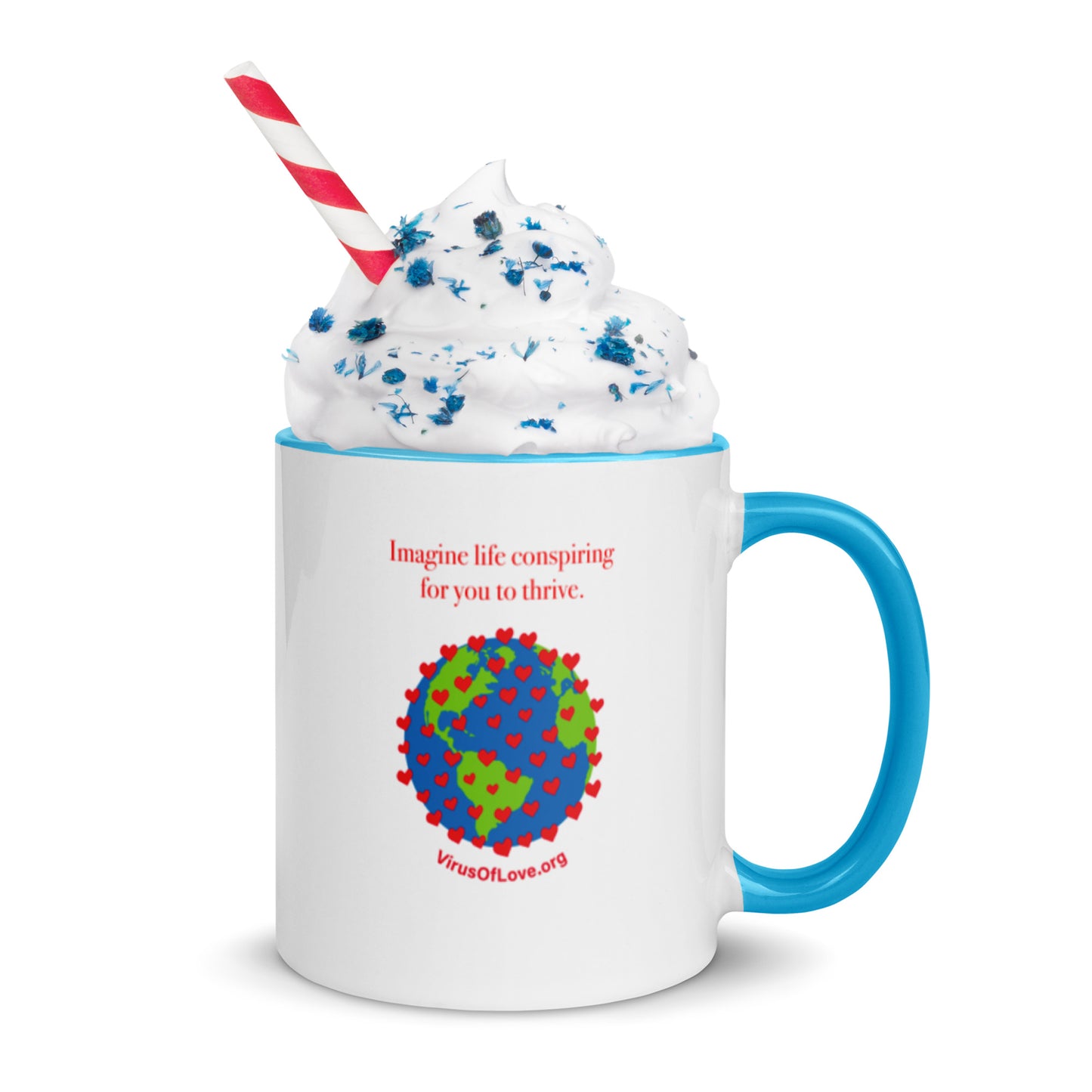 Imagine Life Conspiring - Mug with Color Inside