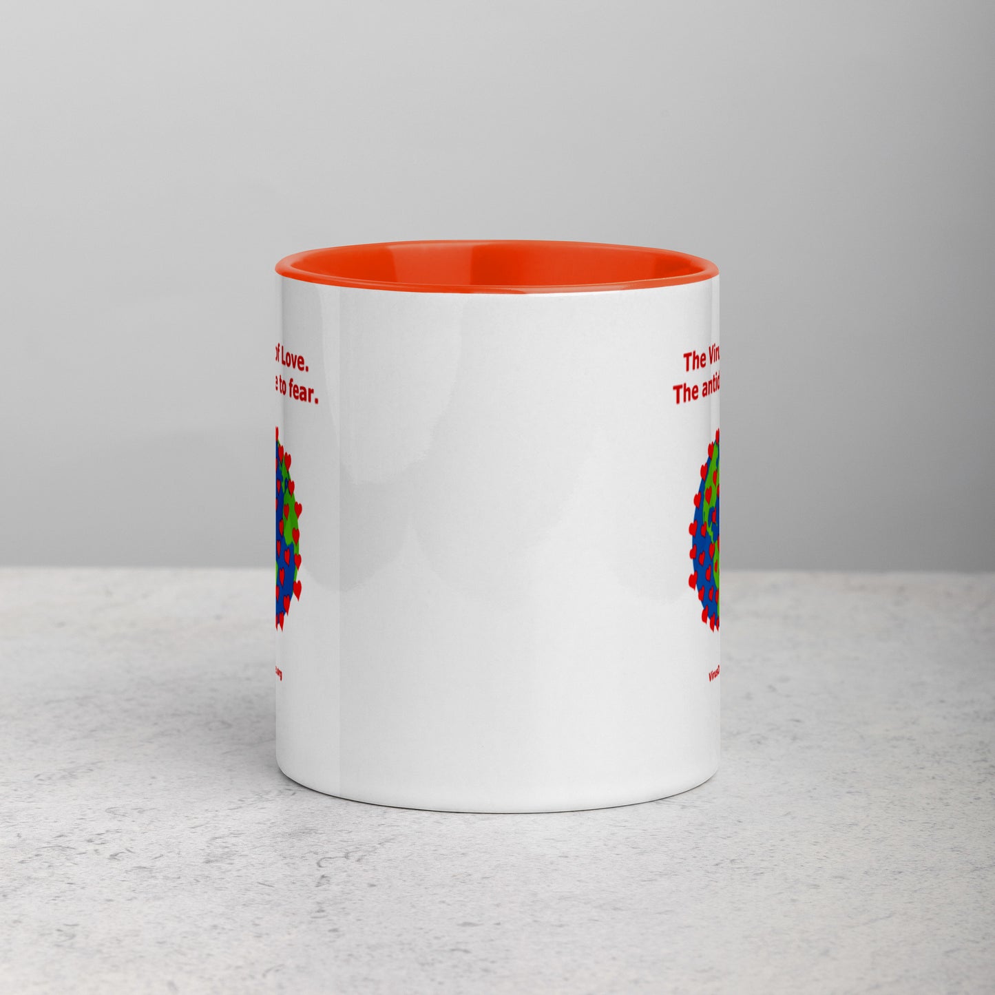 The Antidote to Fear - Mug with Color Inside