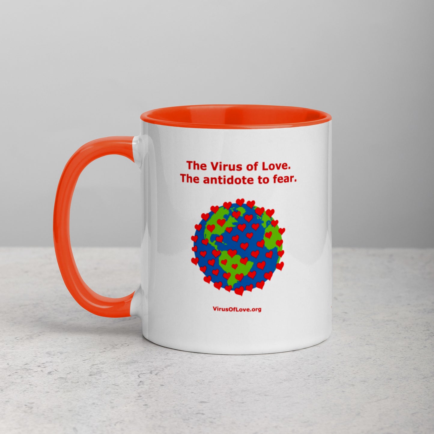 The Antidote to Fear - Mug with Color Inside