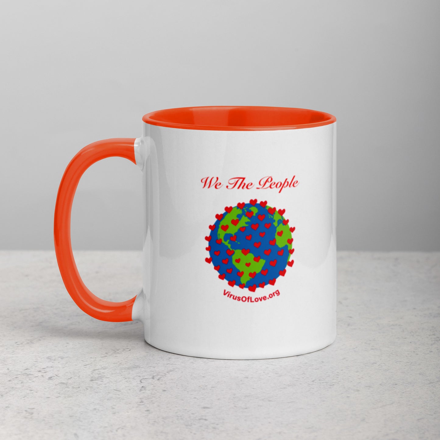 We The People Mug with Color Inside