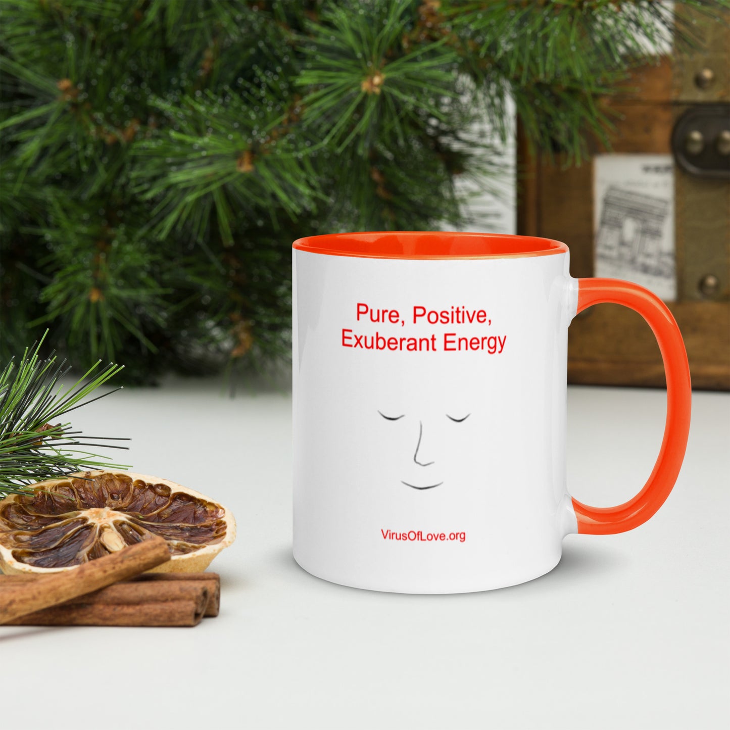 Pure Positive Exuberant Energy - Mug with Color Inside
