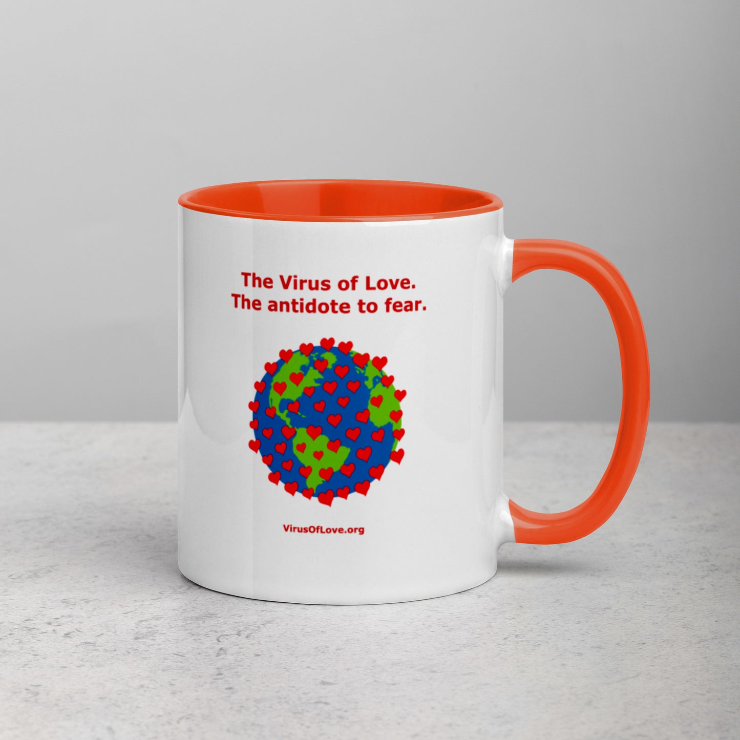The Antidote to Fear - Mug with Color Inside