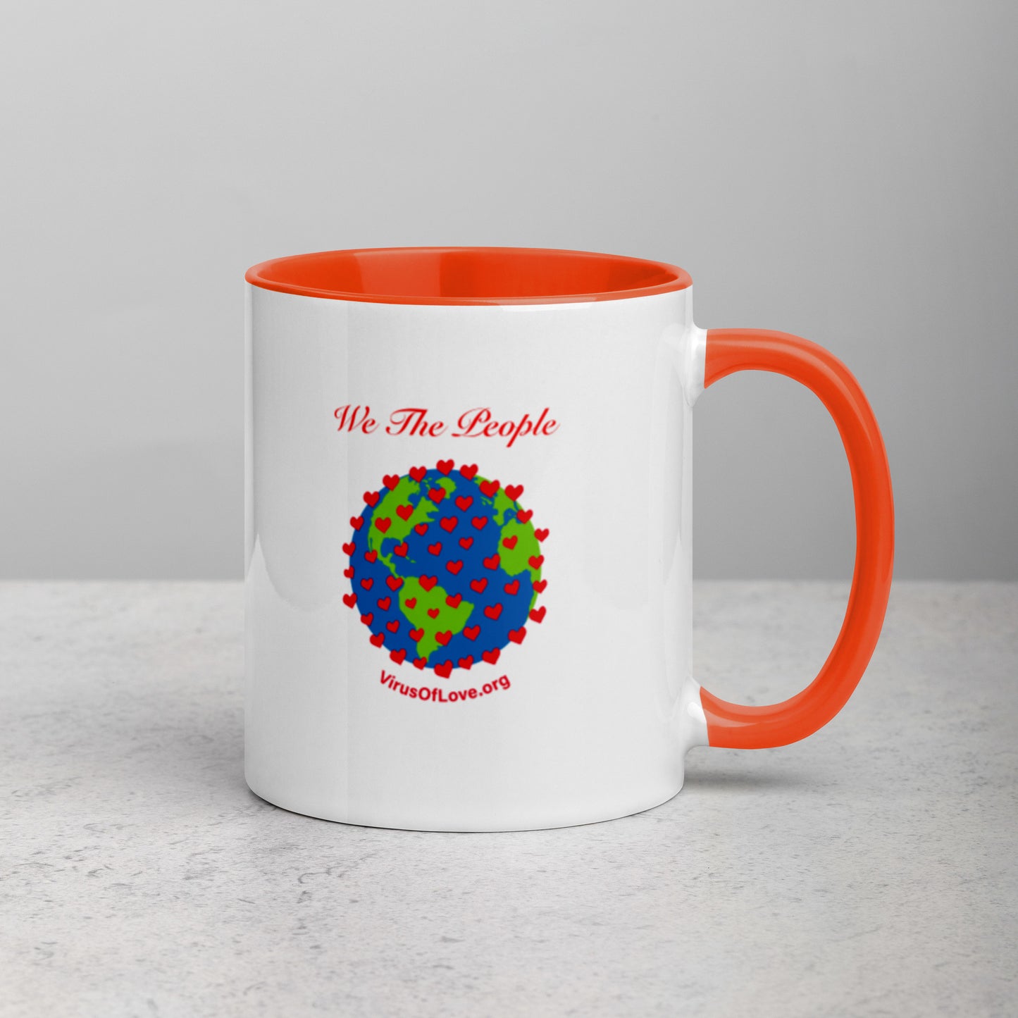 We The People Mug with Color Inside