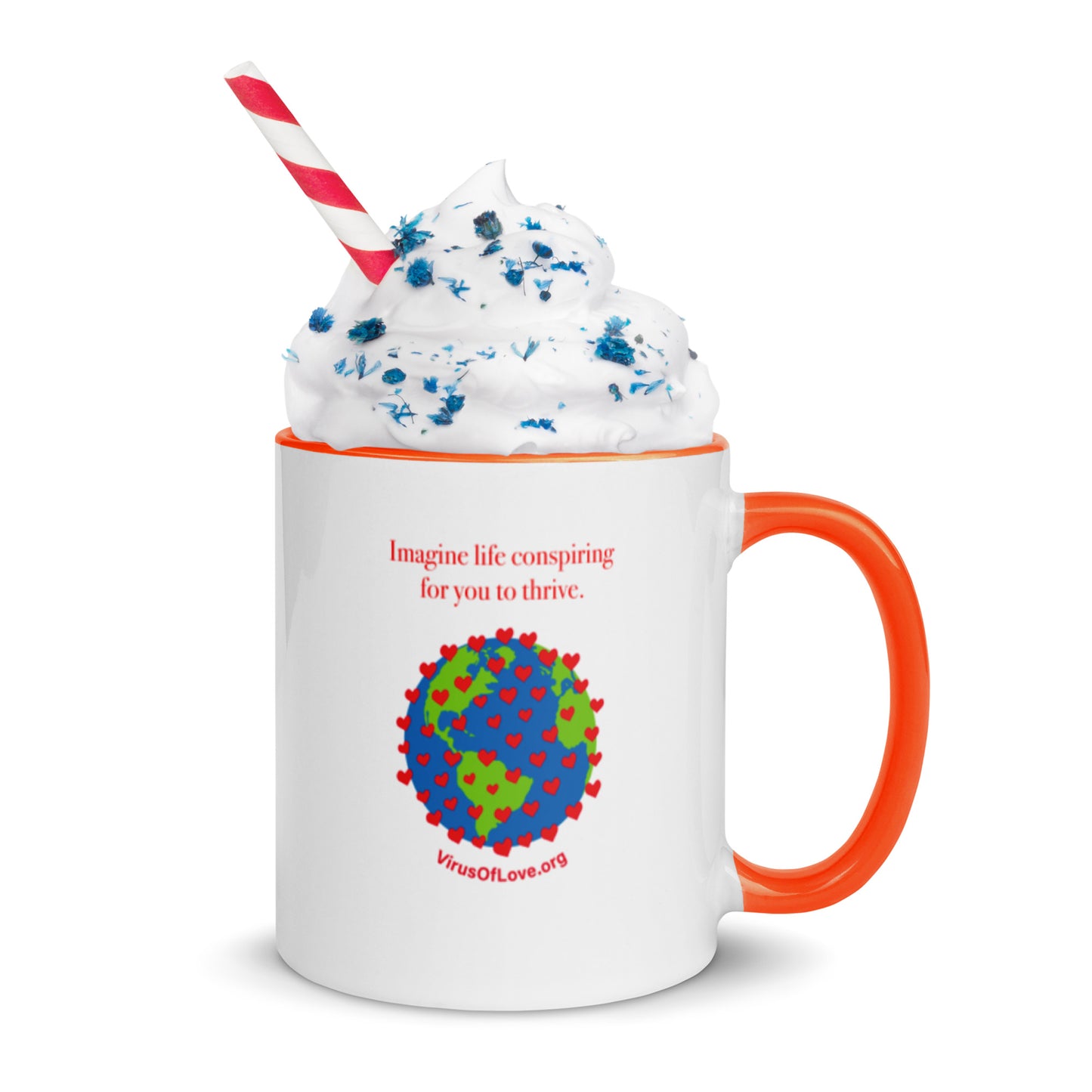 Imagine Life Conspiring - Mug with Color Inside