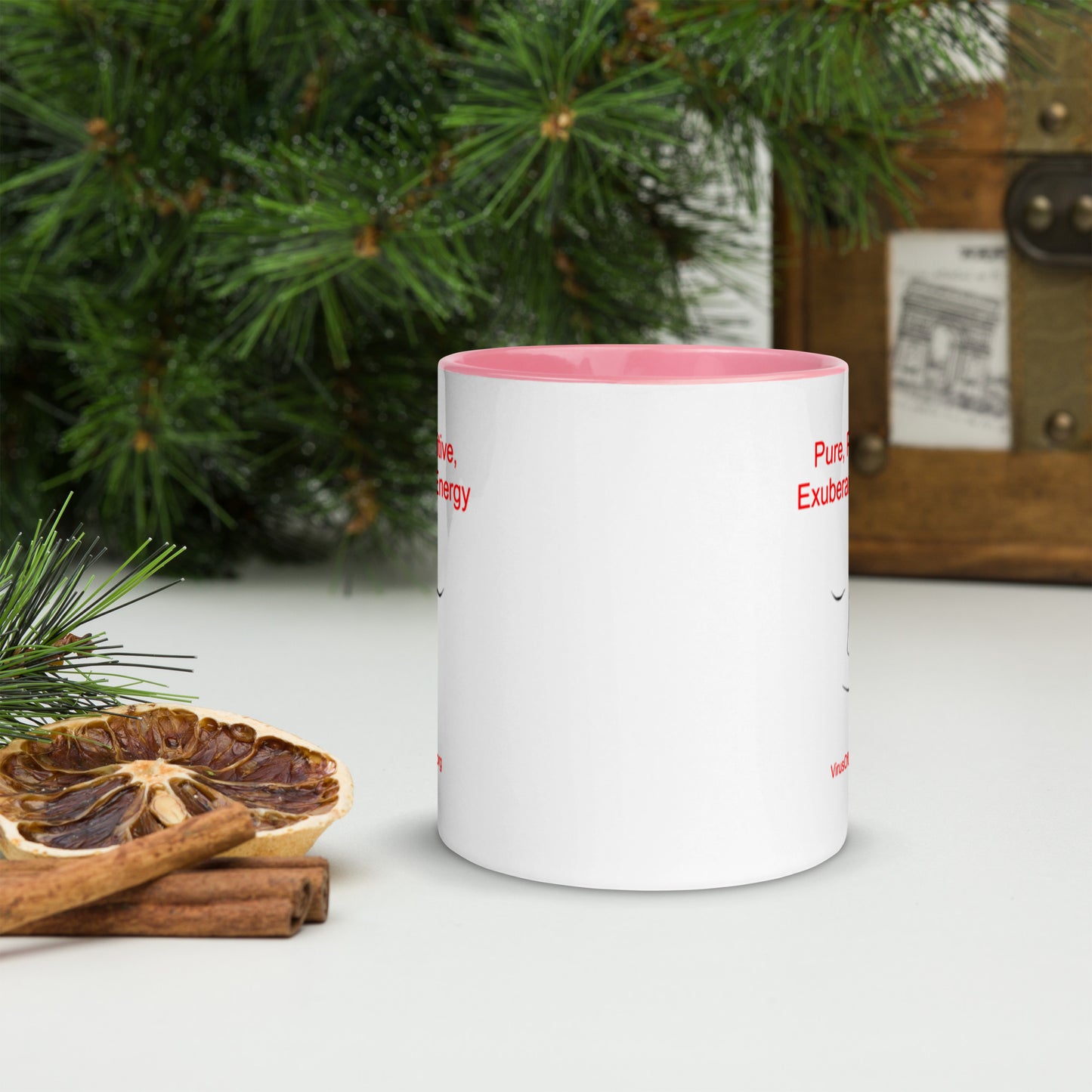 Pure Positive Exuberant Energy - Mug with Color Inside