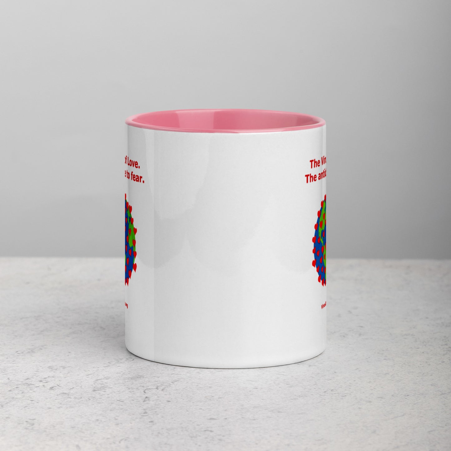 The Antidote to Fear - Mug with Color Inside