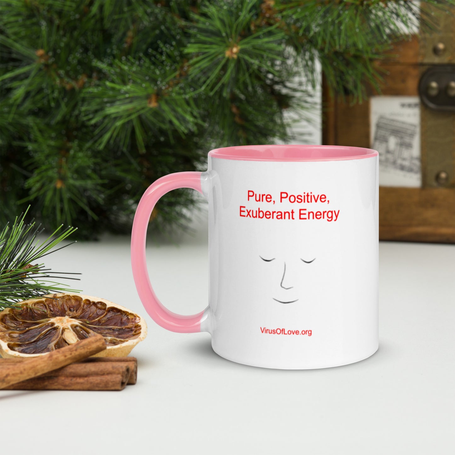 Pure Positive Exuberant Energy - Mug with Color Inside