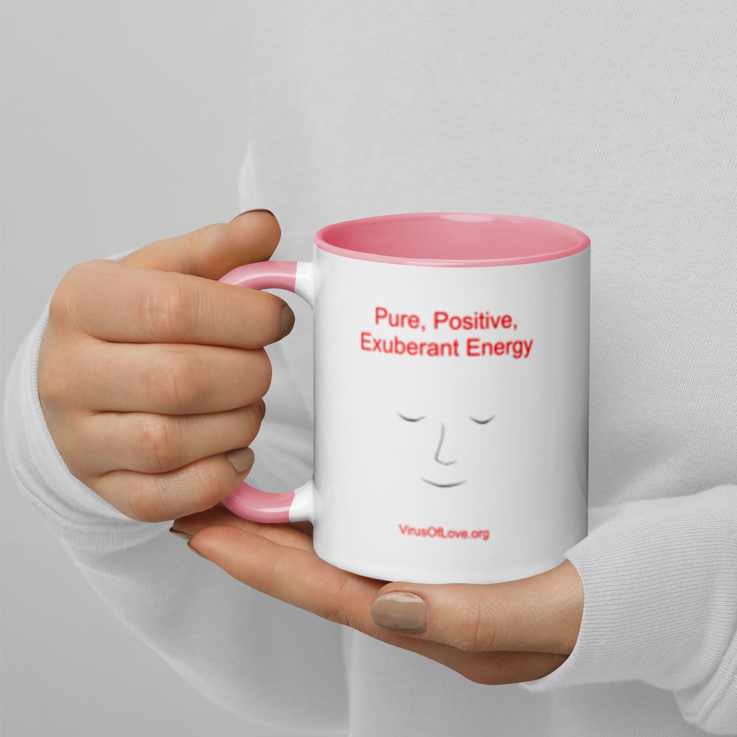 Pure Positive Exuberant Energy - Mug with Color Inside
