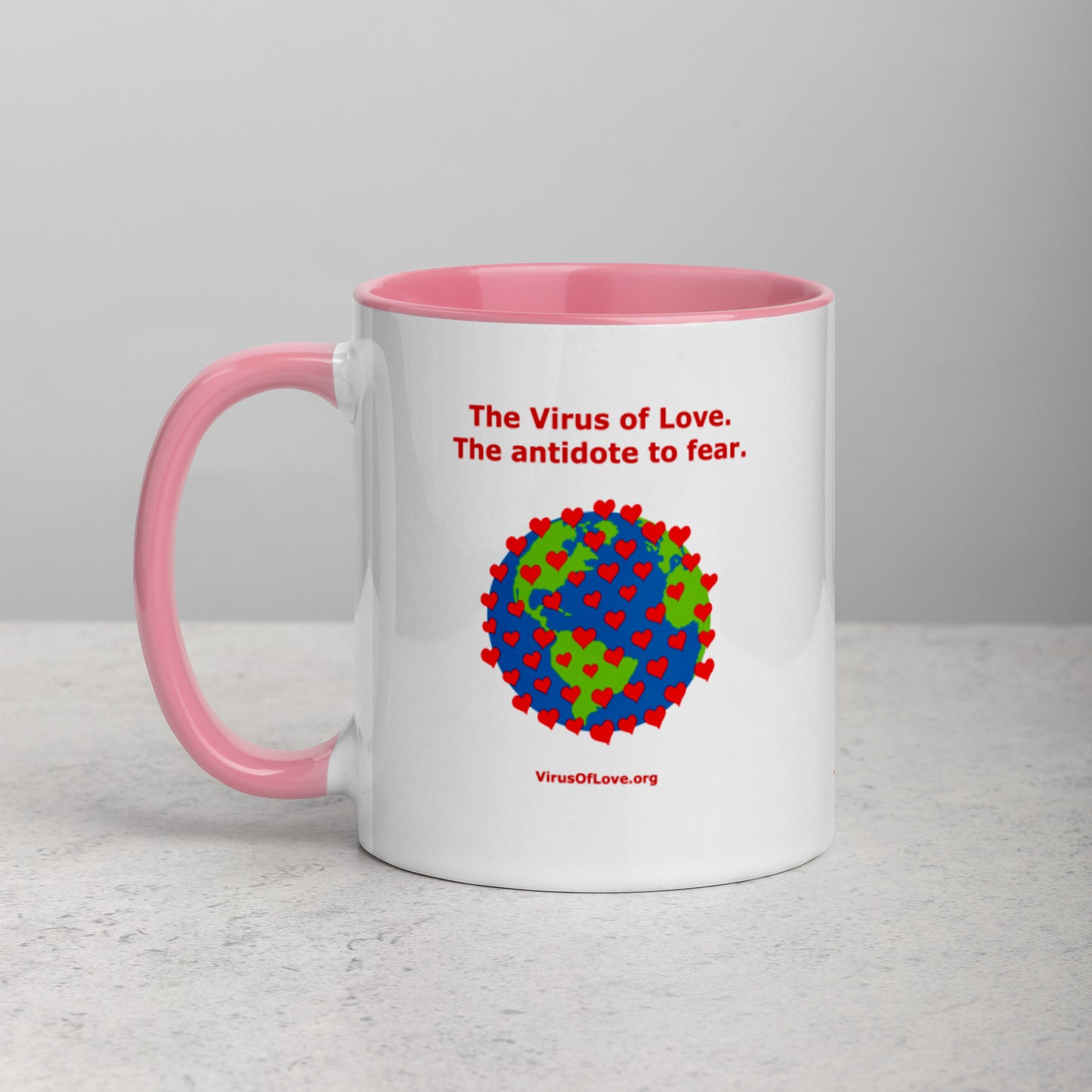 The Antidote to Fear - Mug with Color Inside