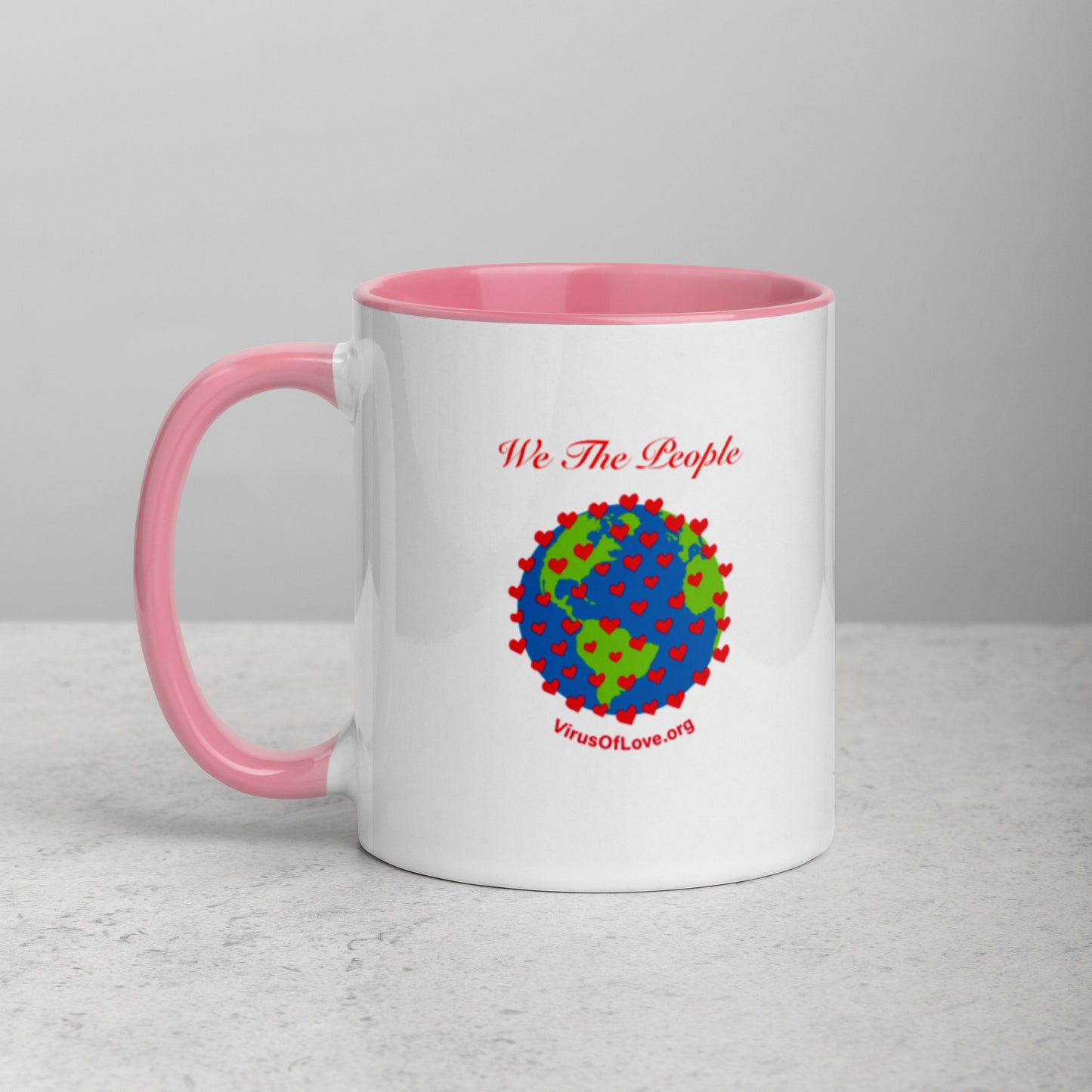 We The People Mug with Color Inside