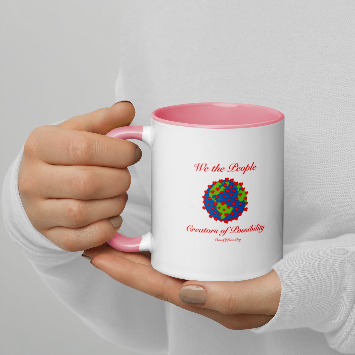 We The People Creators of Possibility Mug with Color Inside